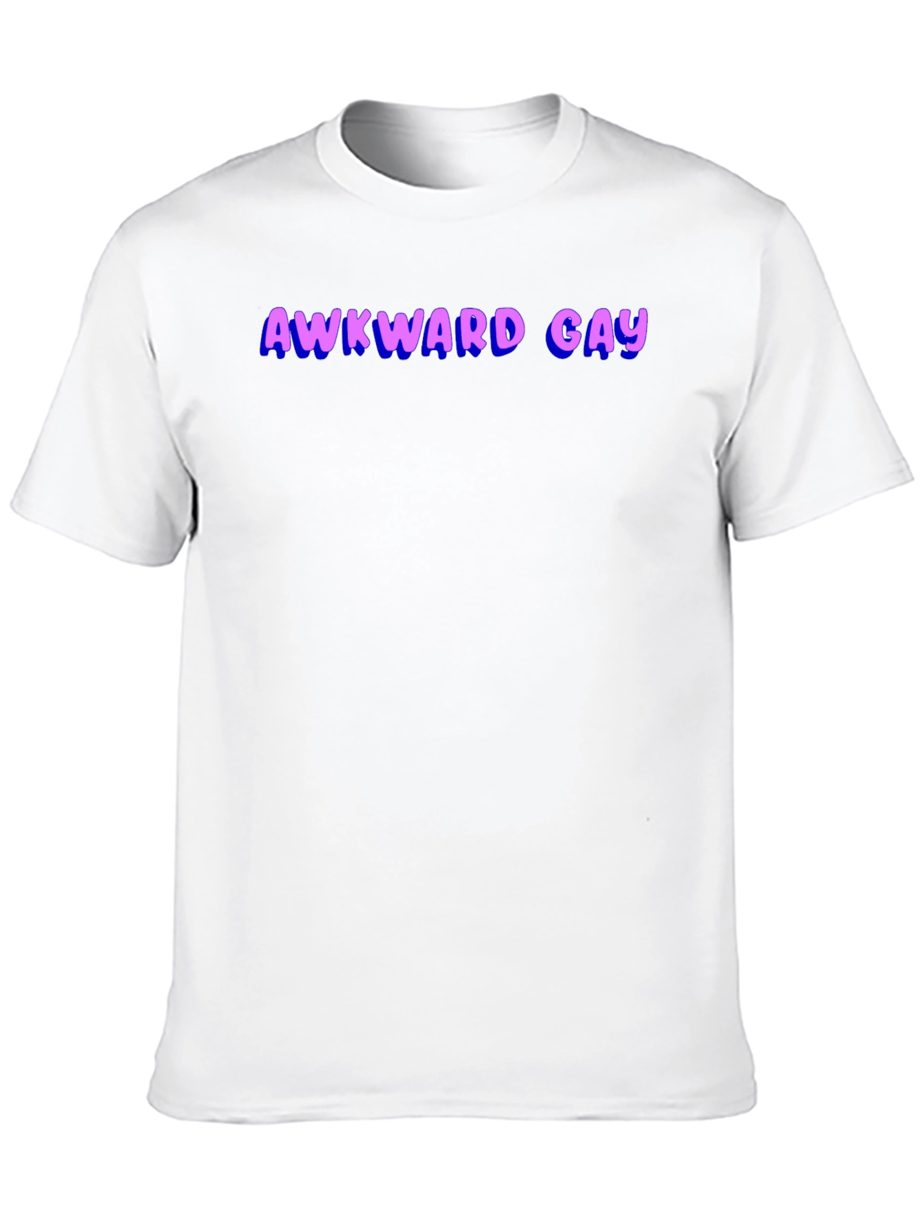 Camiseta Negra Awkward Gay