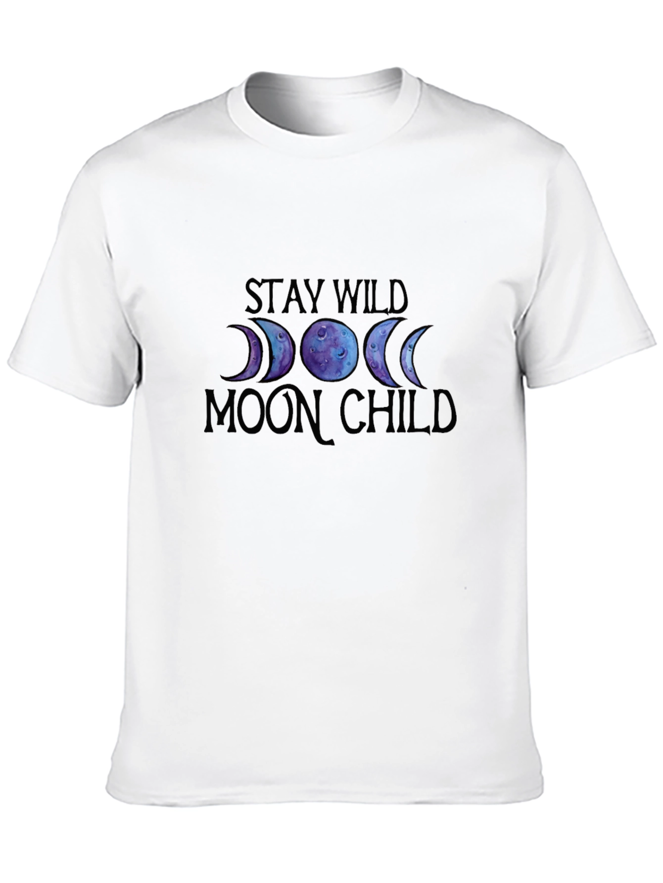 Camiseta Negra Stay Wild Moon Child