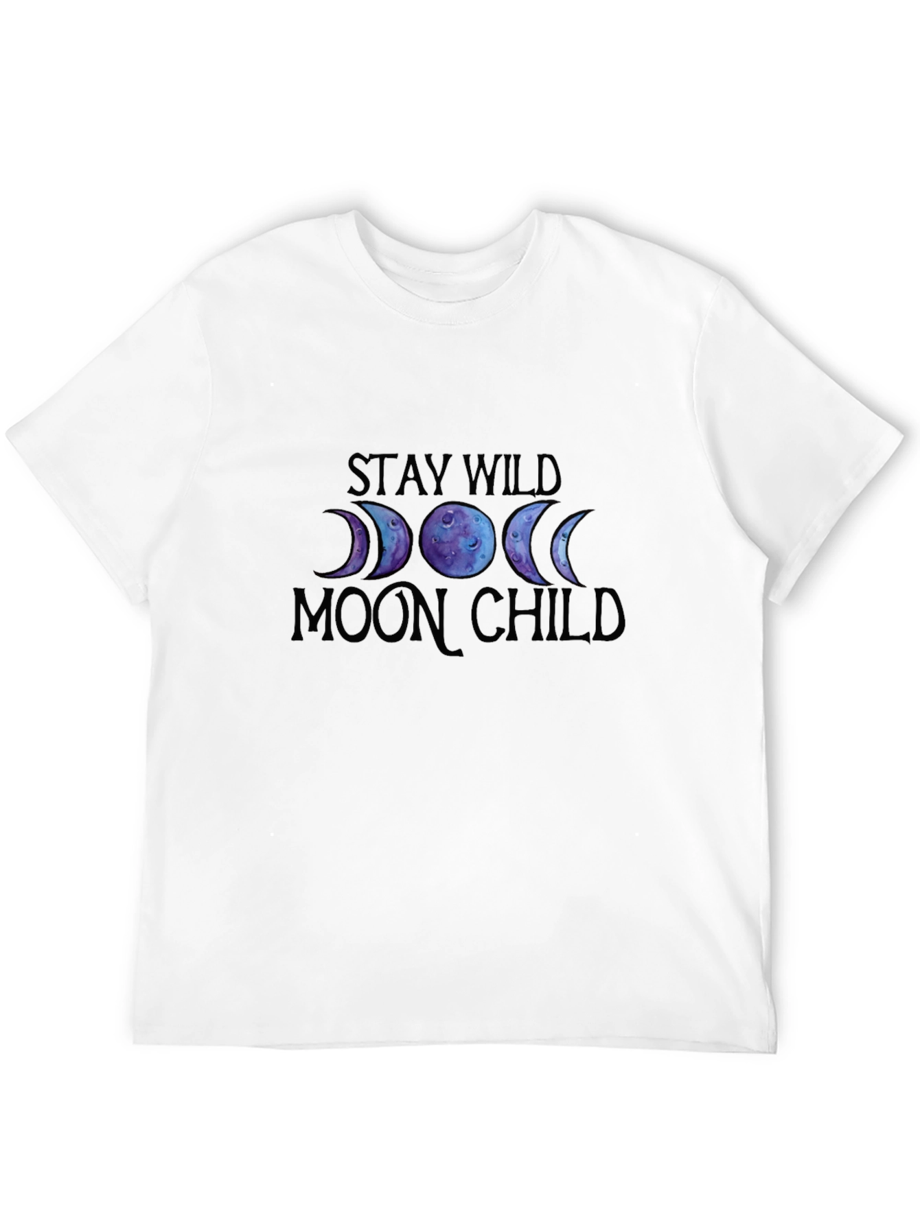 Camiseta Negra Stay Wild Moon Child