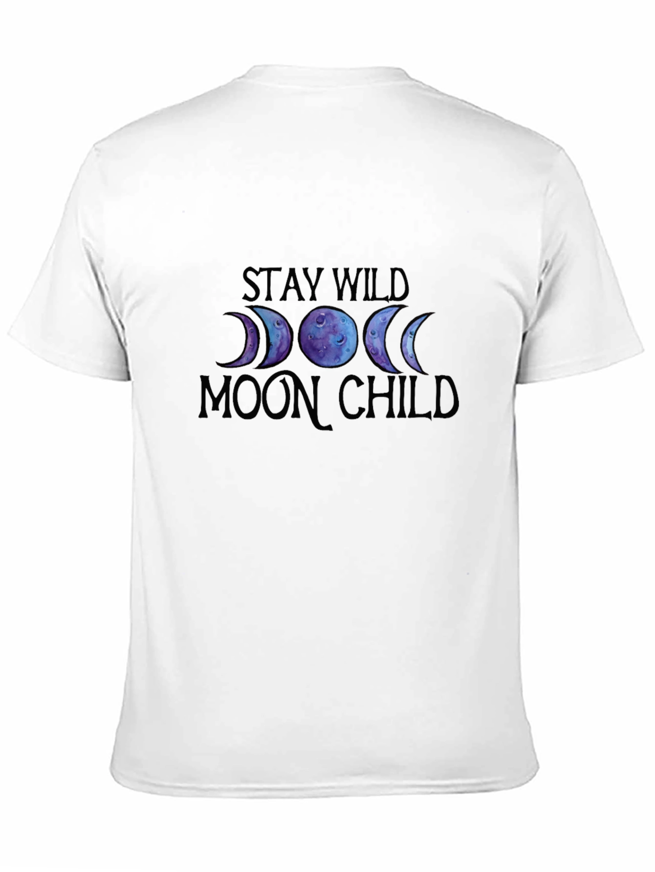Camiseta Negra Stay Wild Moon Child