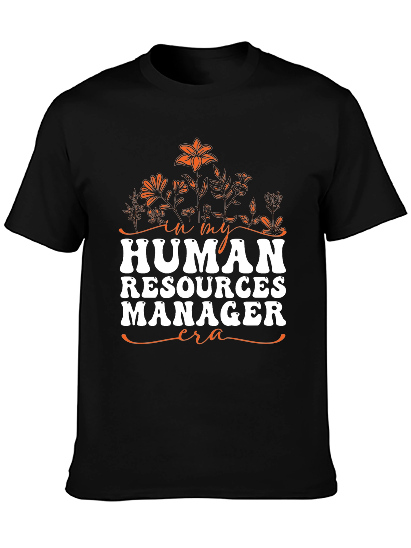 Camiseta Negra Human Resources Manager Era
