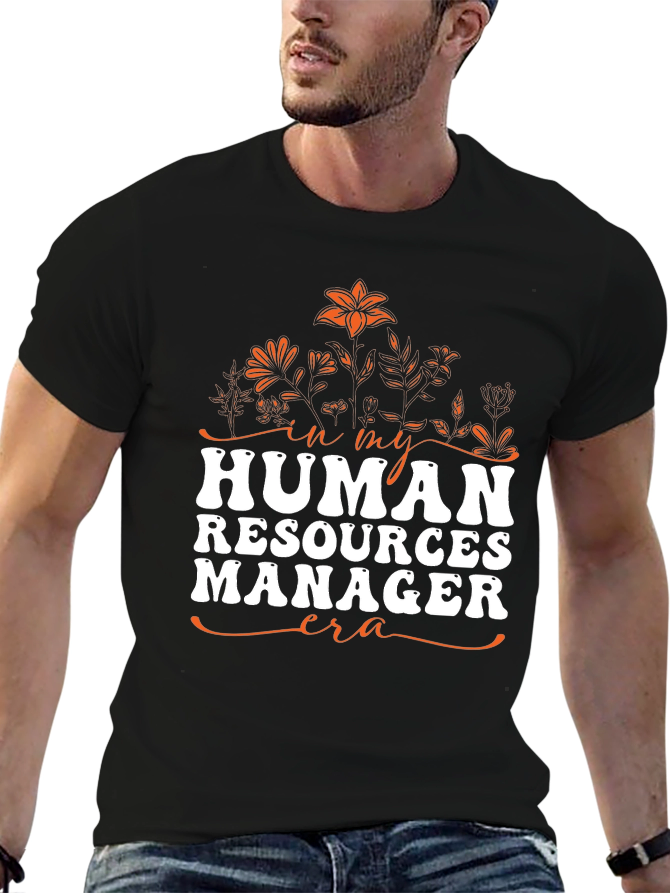 Camiseta Negra Human Resources Manager Era