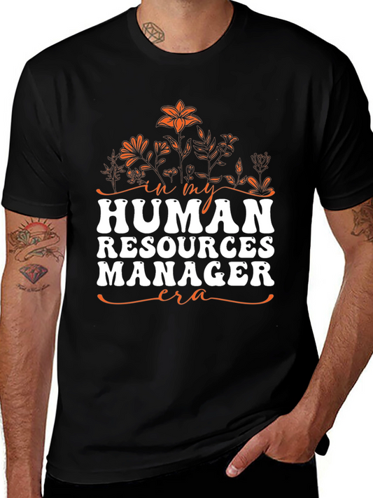 Camiseta Negra Human Resources Manager Era