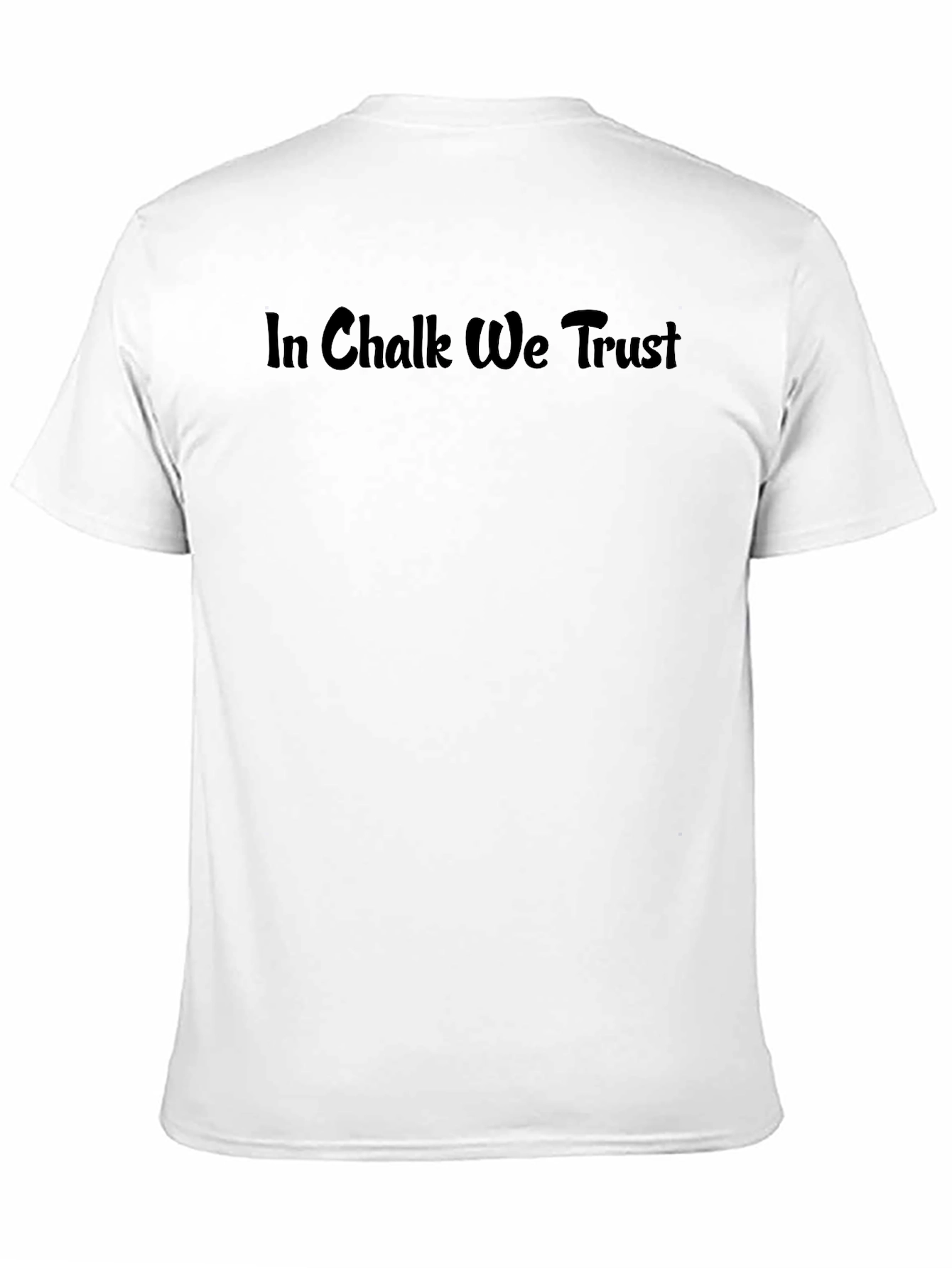 Camiseta Negra In Chalk We Trust