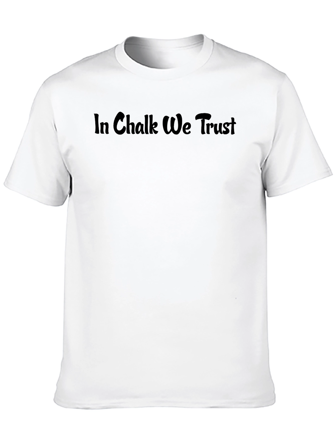 Camiseta Negra In Chalk We Trust
