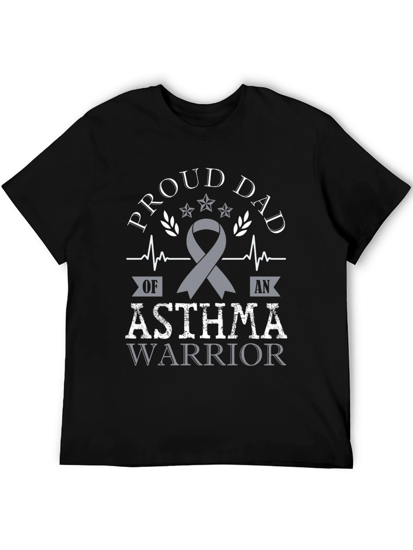 Camiseta Proud Dad Asthma Warrior