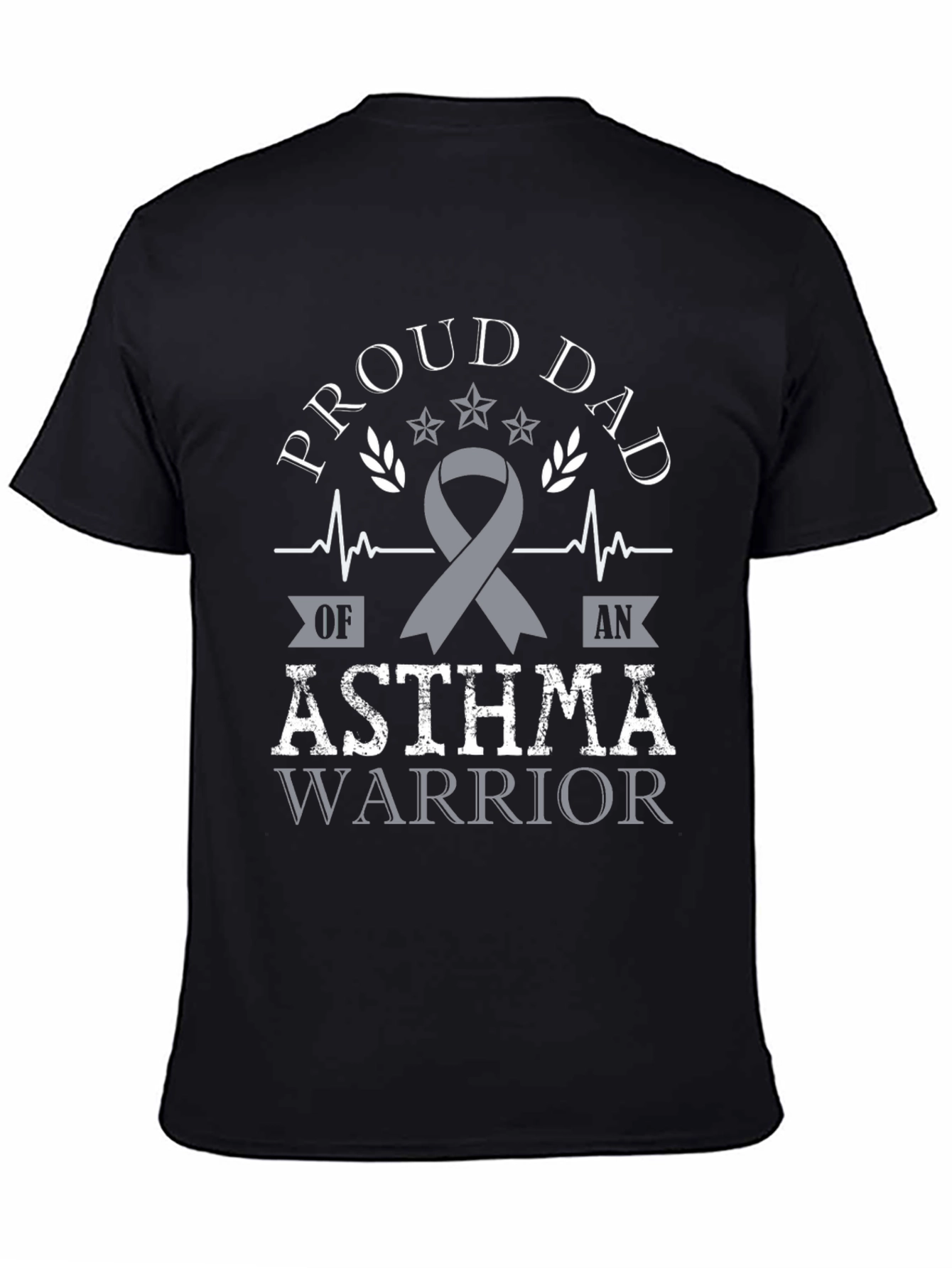 Camiseta Proud Dad Asthma Warrior