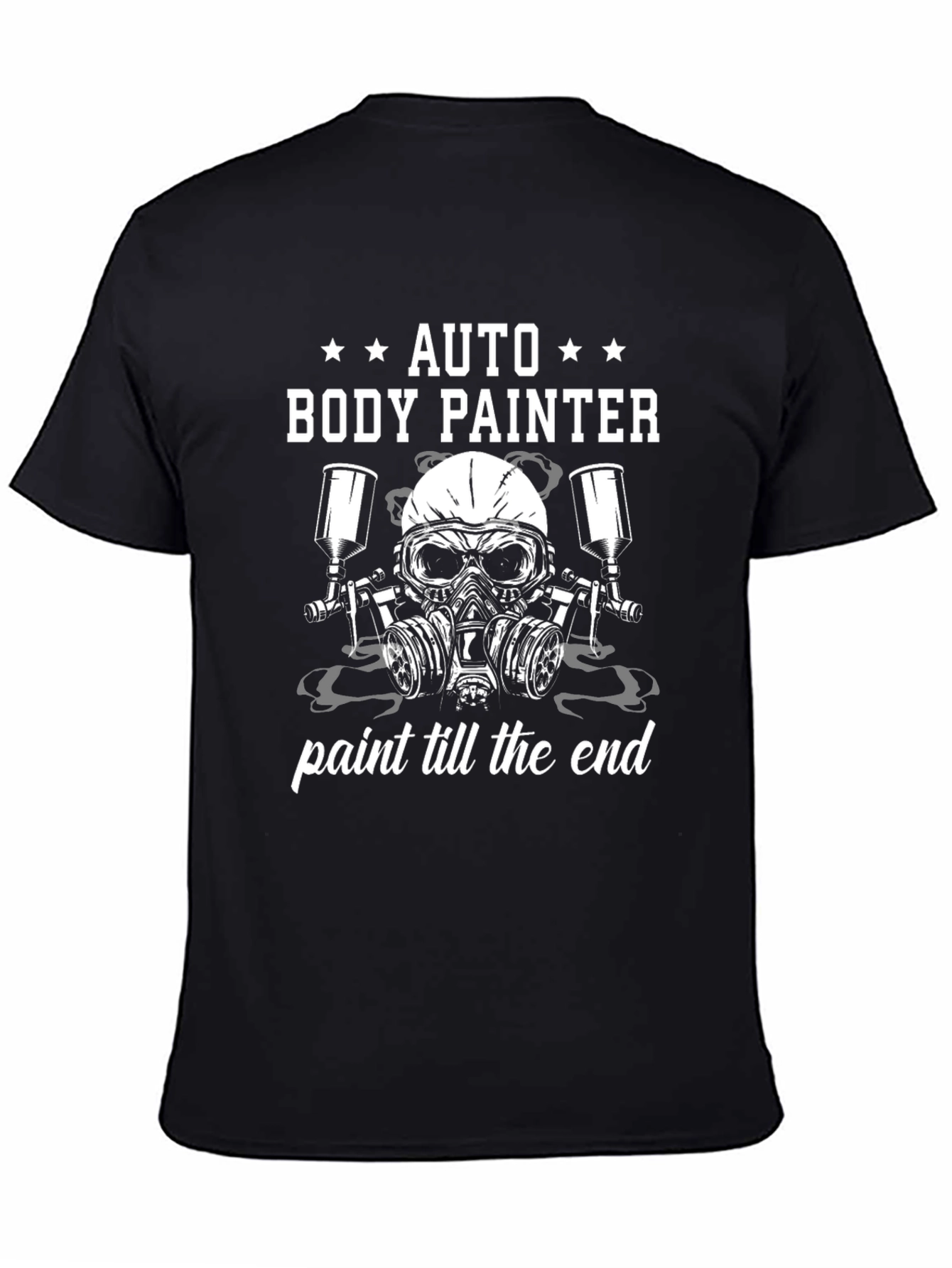 Camiseta Negra Auto Body Painter