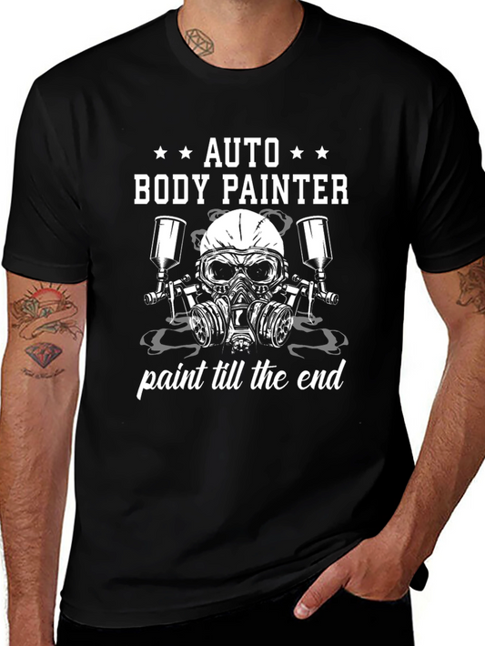 Camiseta Negra Auto Body Painter