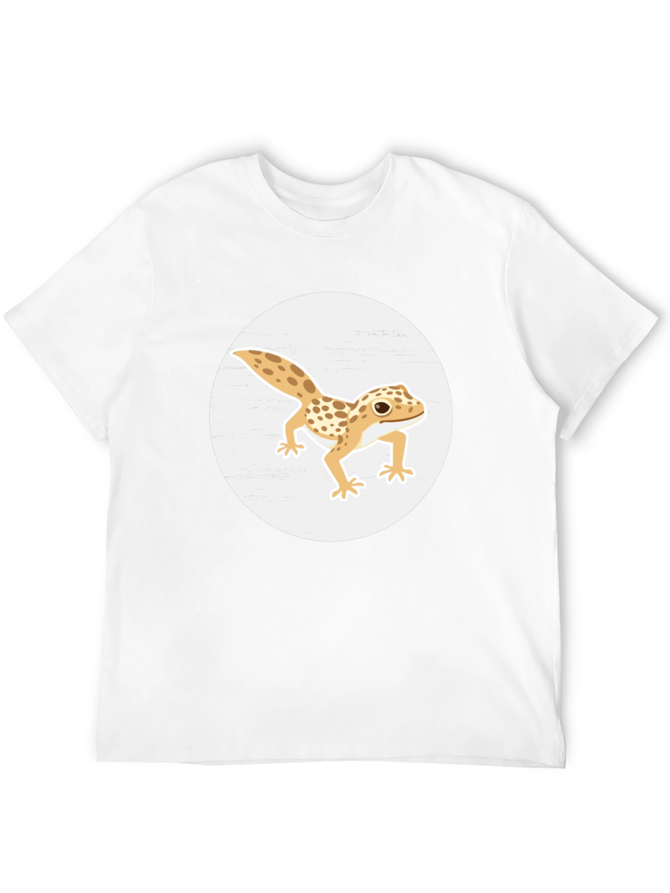 Camiseta Negra con Diseño de Gecko