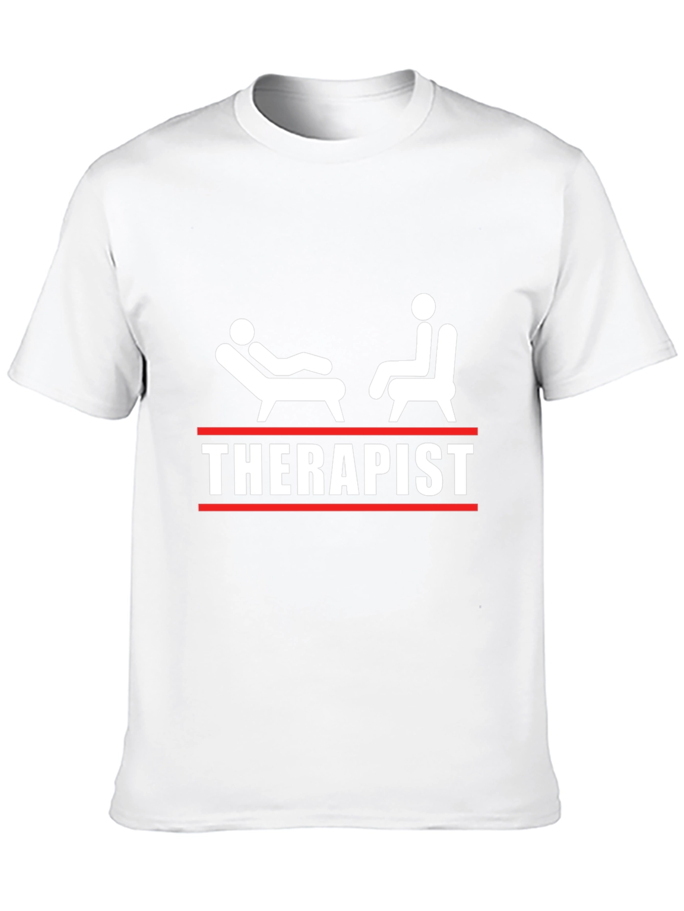Camiseta Negra Therapist - Humor Profesional