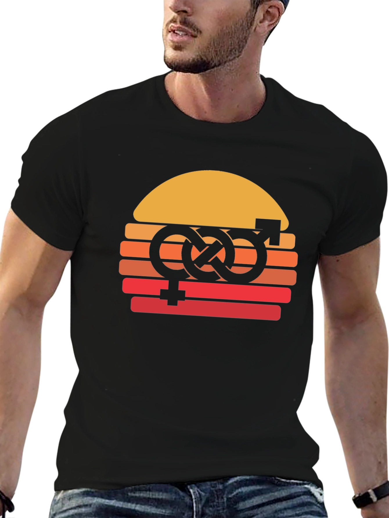 Camiseta Unisex Retro Amor Igualitario