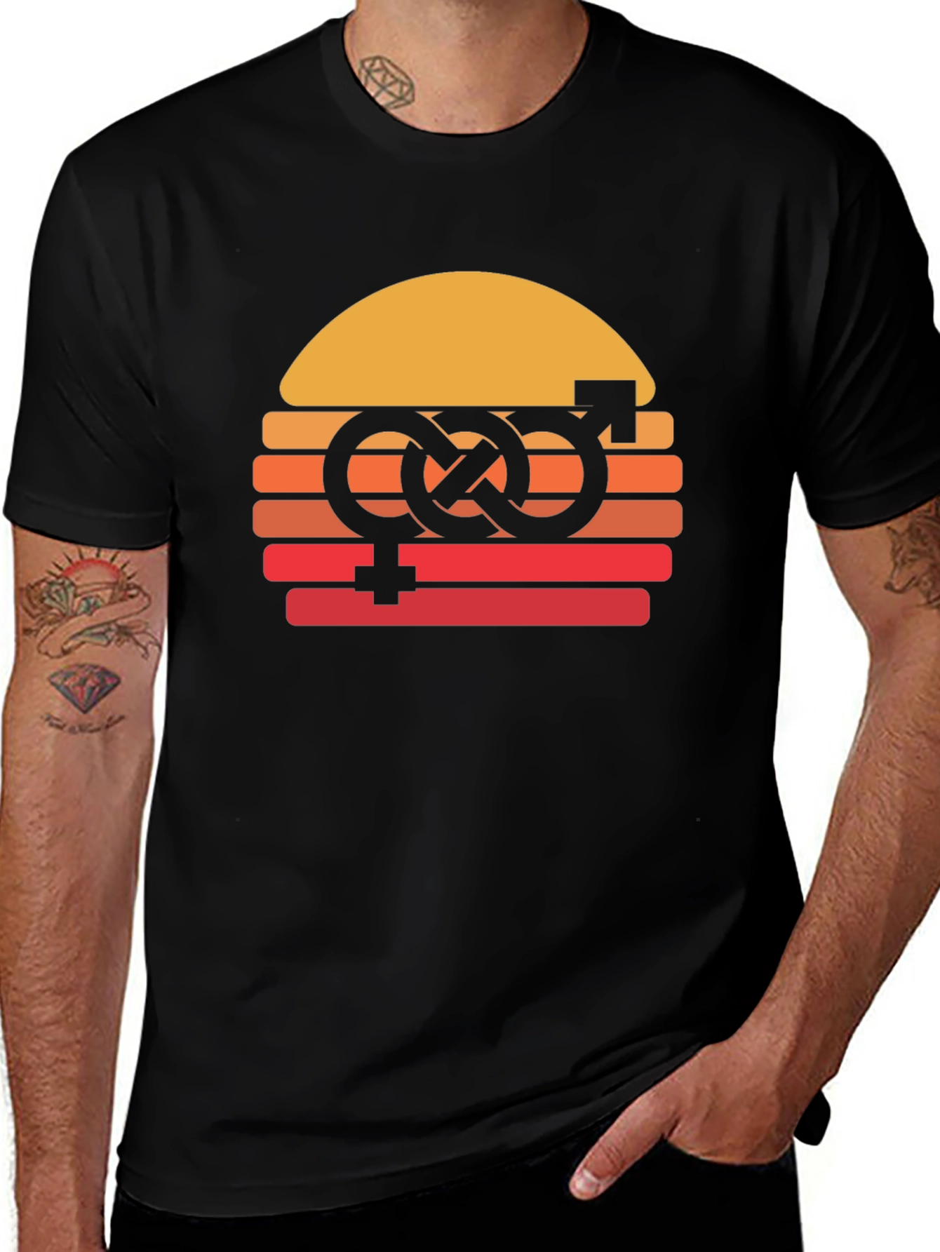 Camiseta Unisex Retro Amor Igualitario