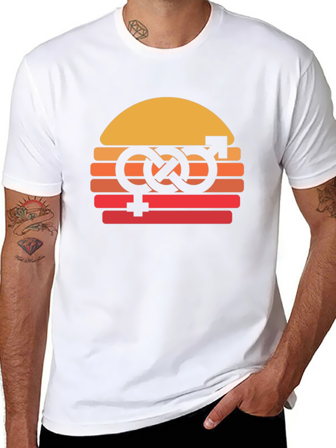 Camiseta Unisex Retro Amor Igualitario