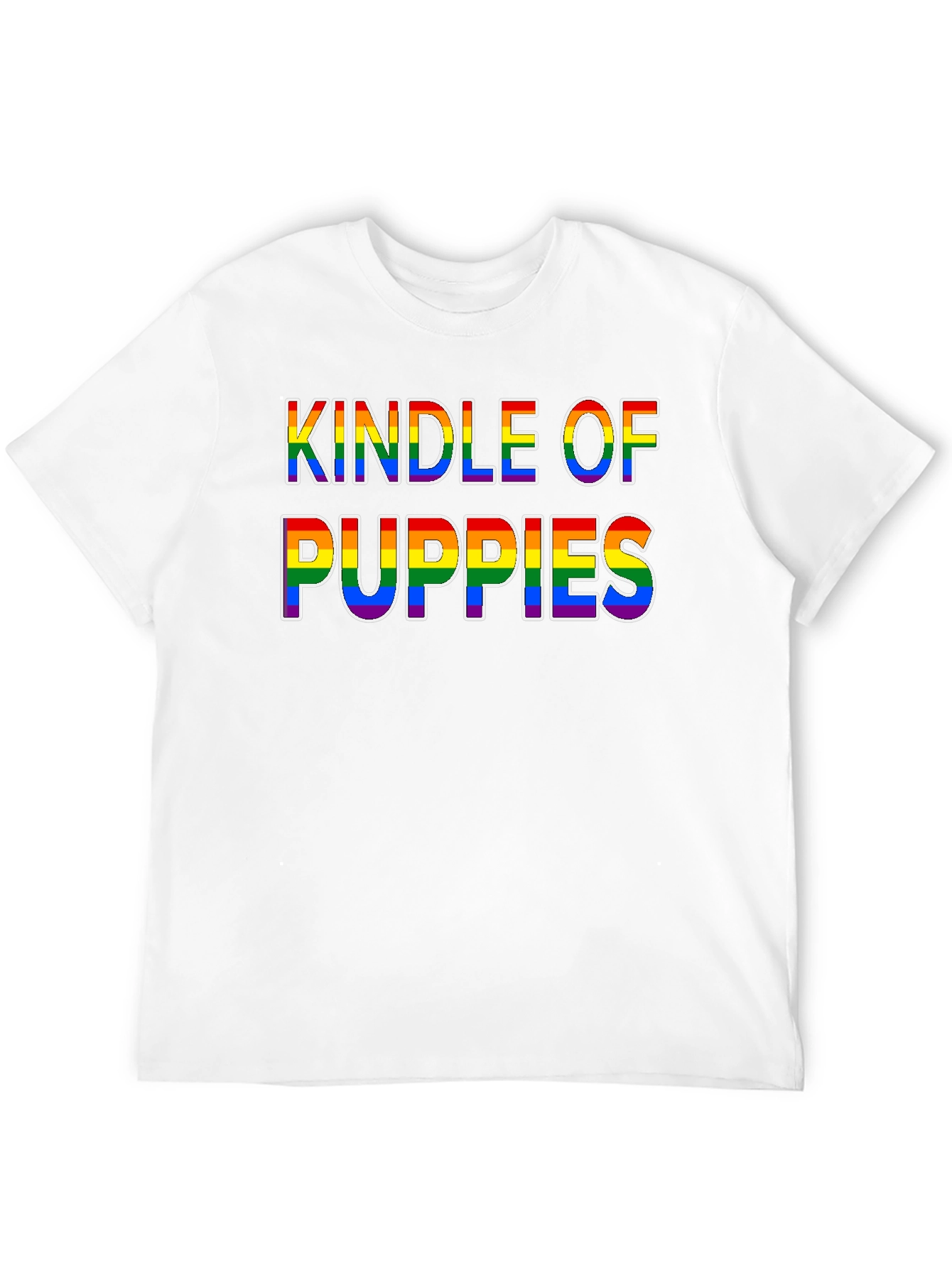 Camiseta Negra Kindle of Puppies LGBT