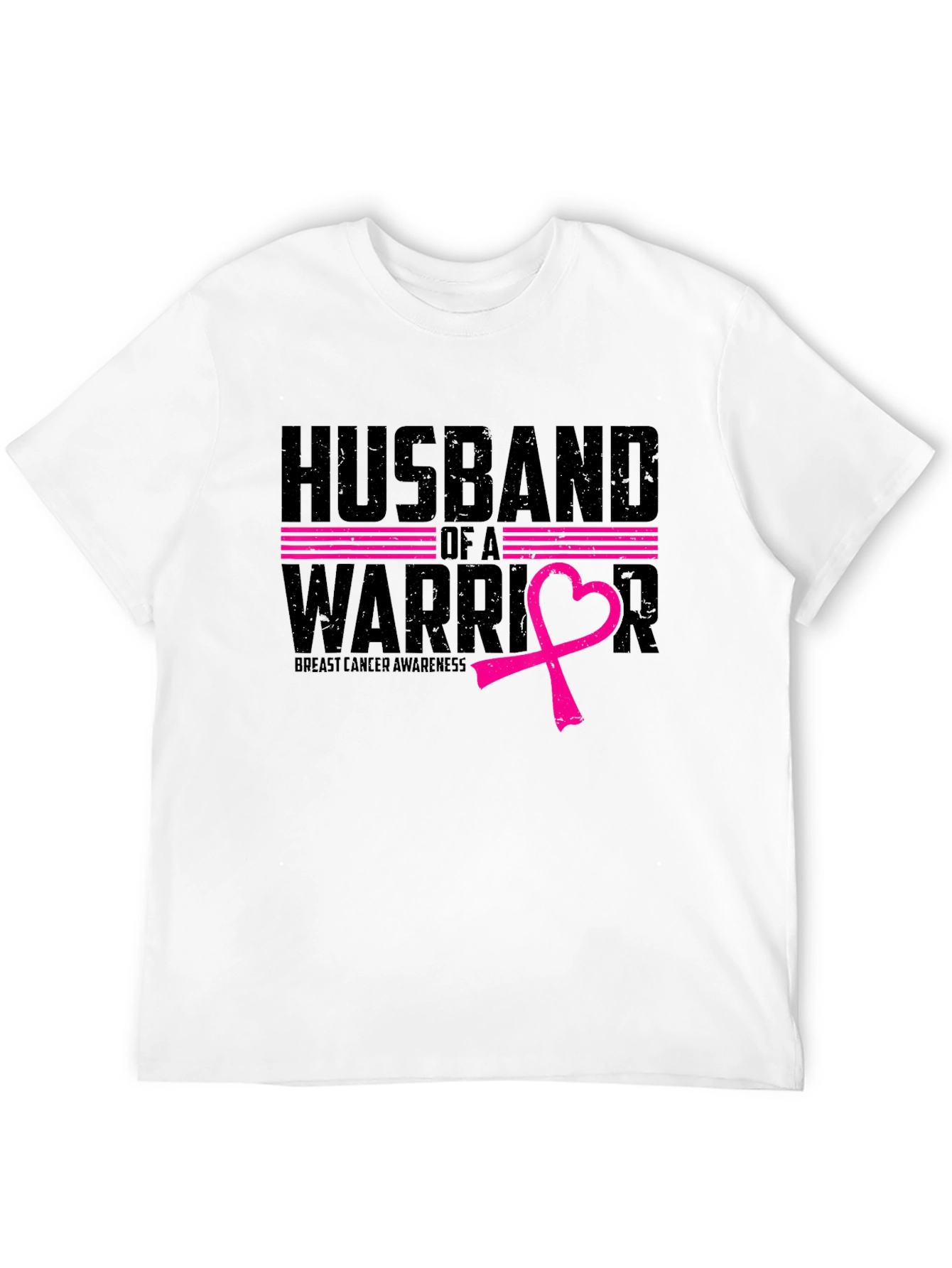 Camiseta Hombre: Esposo de una Guerrera - Conciencia Cáncer