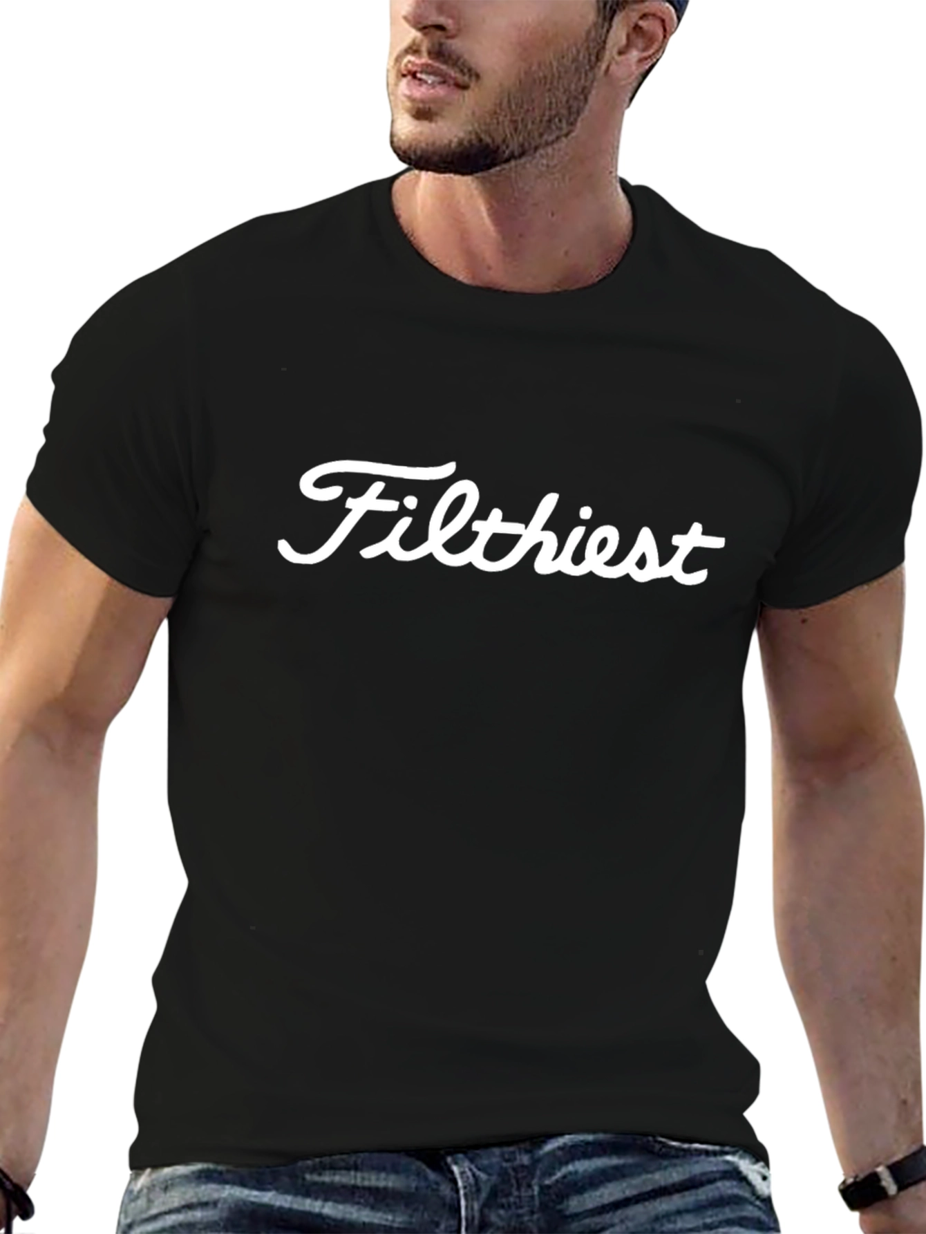 Camiseta Negra Filthiest para Hombre