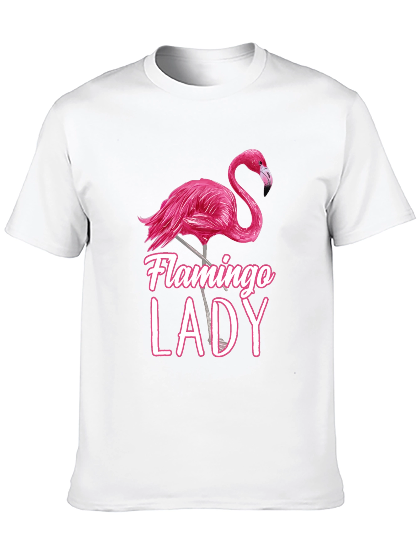 Camiseta Negra Flamingo Lady