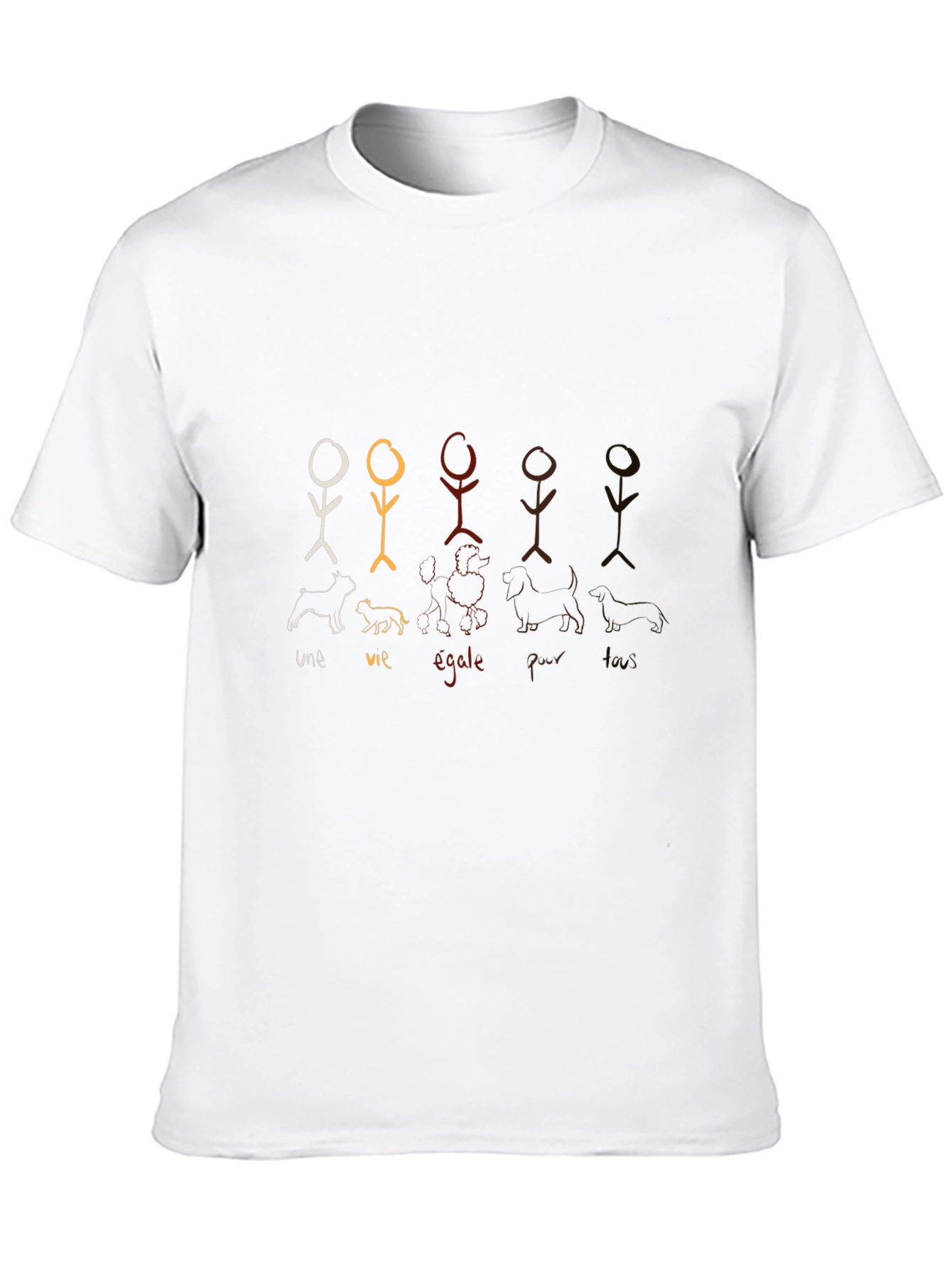 Camiseta Negra Evolución Canina