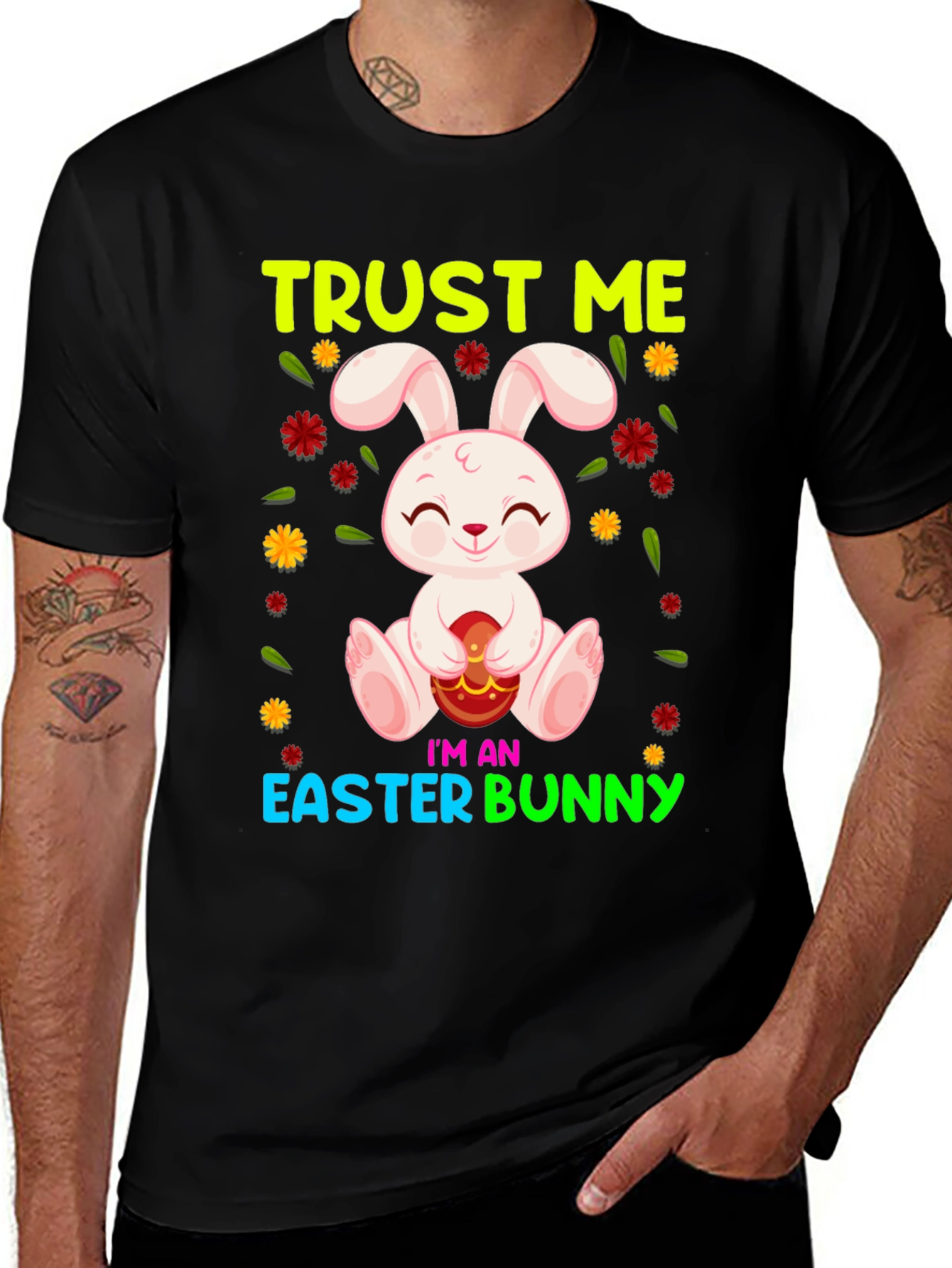 Camiseta con Diseño de Conejito de Pascua