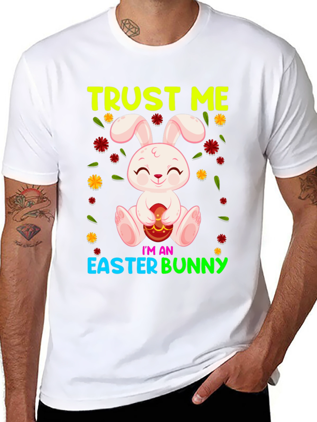 Camiseta con Diseño de Conejito de Pascua