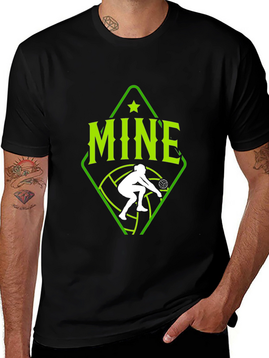 Camiseta Negra de Voleibol - Diseño Mío