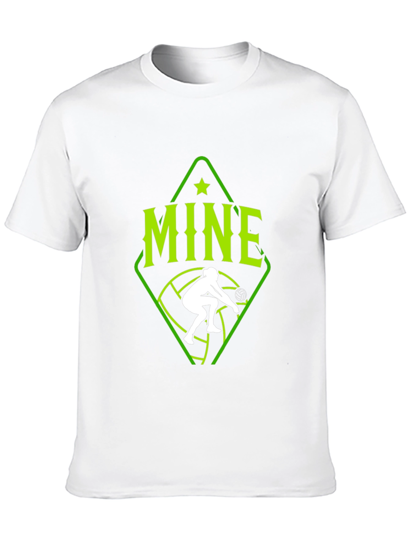 Camiseta Negra de Voleibol - Diseño Mío