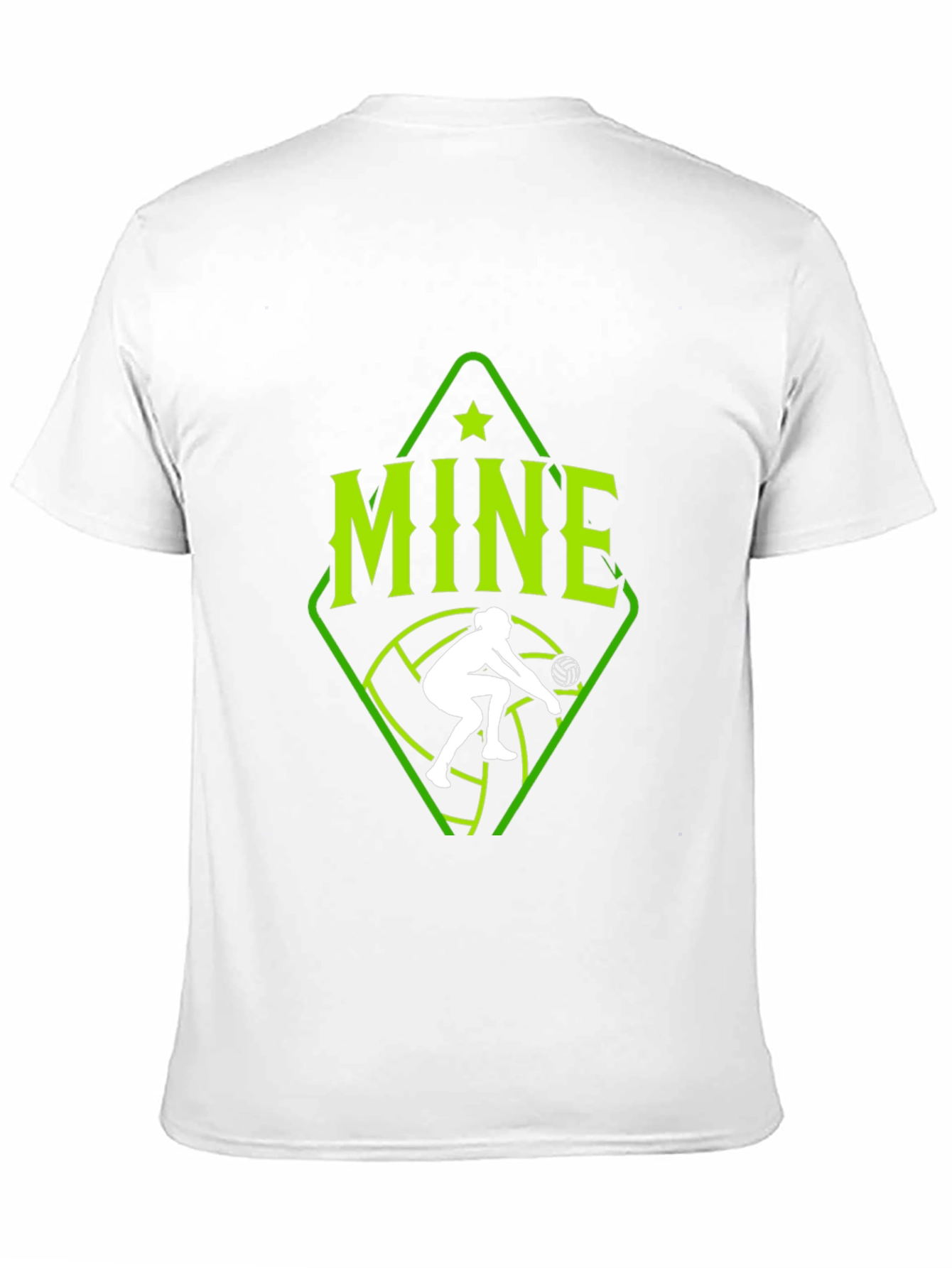 Camiseta Negra de Voleibol - Diseño Mío