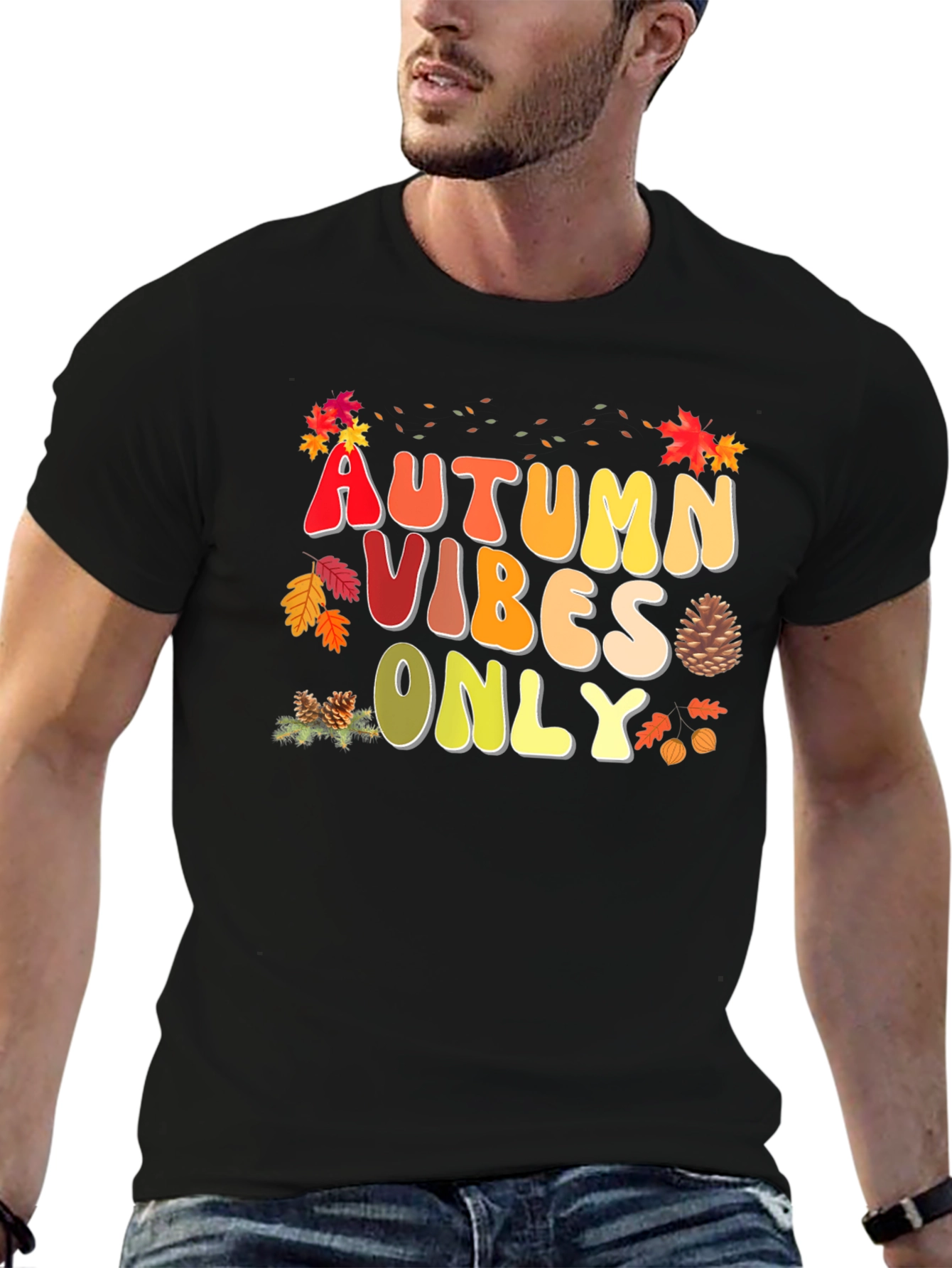 Camiseta Autumn Vibes Only - Estilo Otoñal