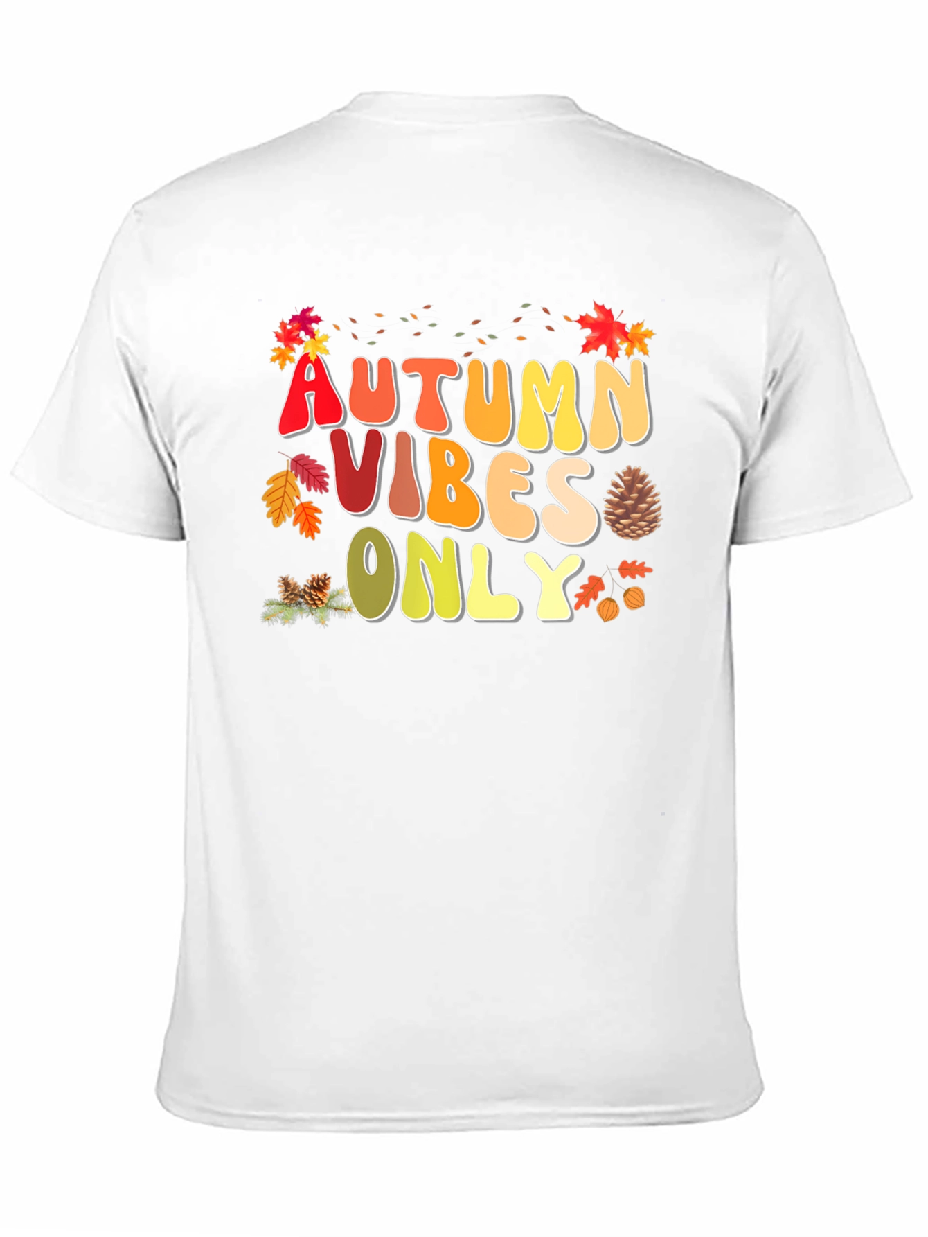 Camiseta Autumn Vibes Only - Estilo Otoñal