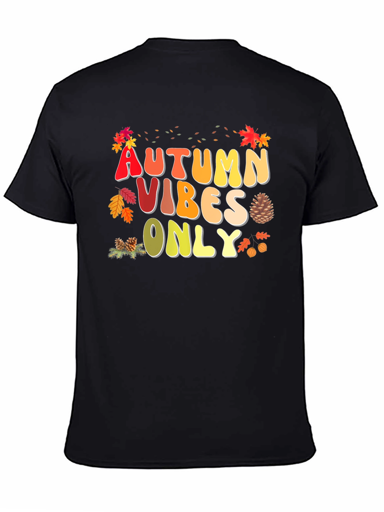 Camiseta Autumn Vibes Only - Estilo Otoñal