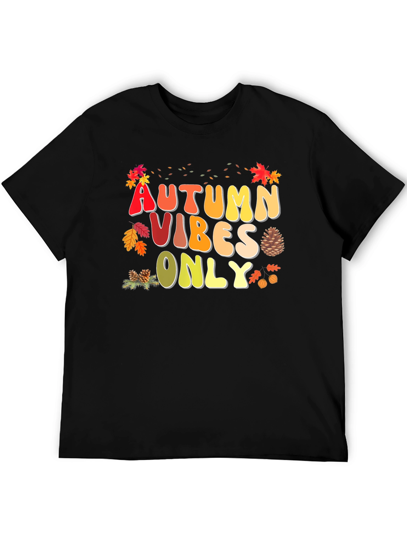 Camiseta Autumn Vibes Only - Estilo Otoñal