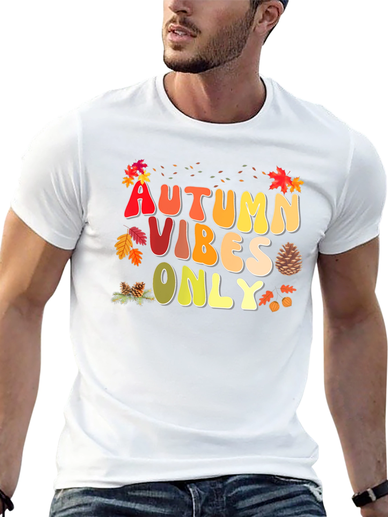 Camiseta Autumn Vibes Only - Estilo Otoñal