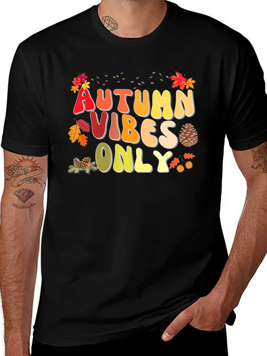 Camiseta Autumn Vibes Only - Estilo Otoñal
