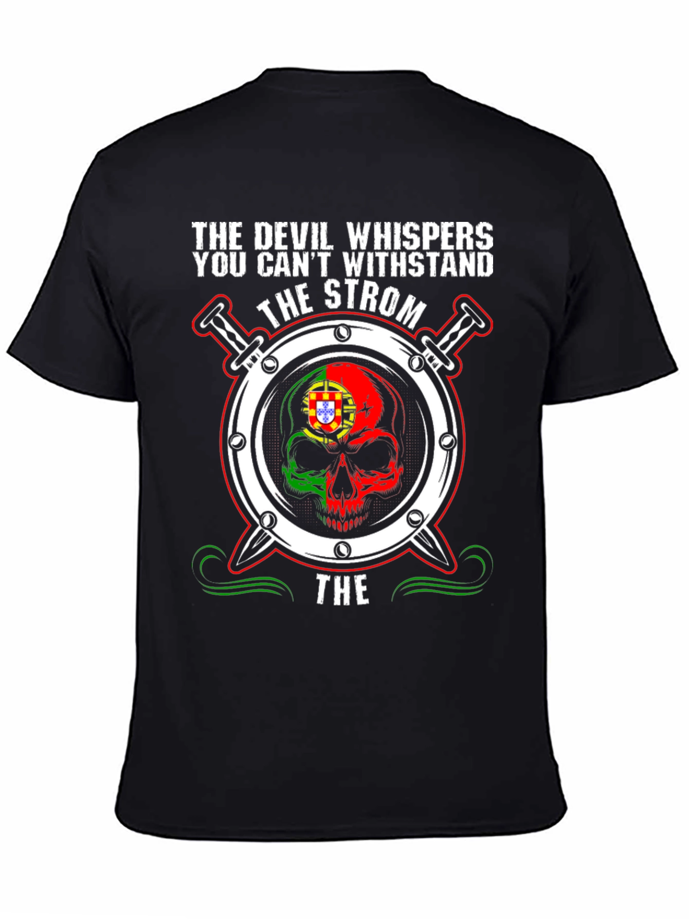 Camiseta Calavera The Devil Whispers - Diseño Único