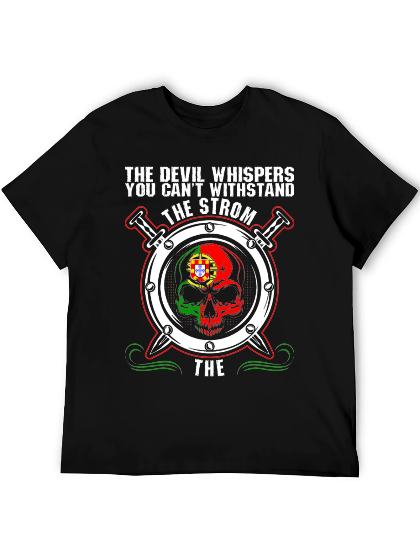 Camiseta Calavera The Devil Whispers - Diseño Único