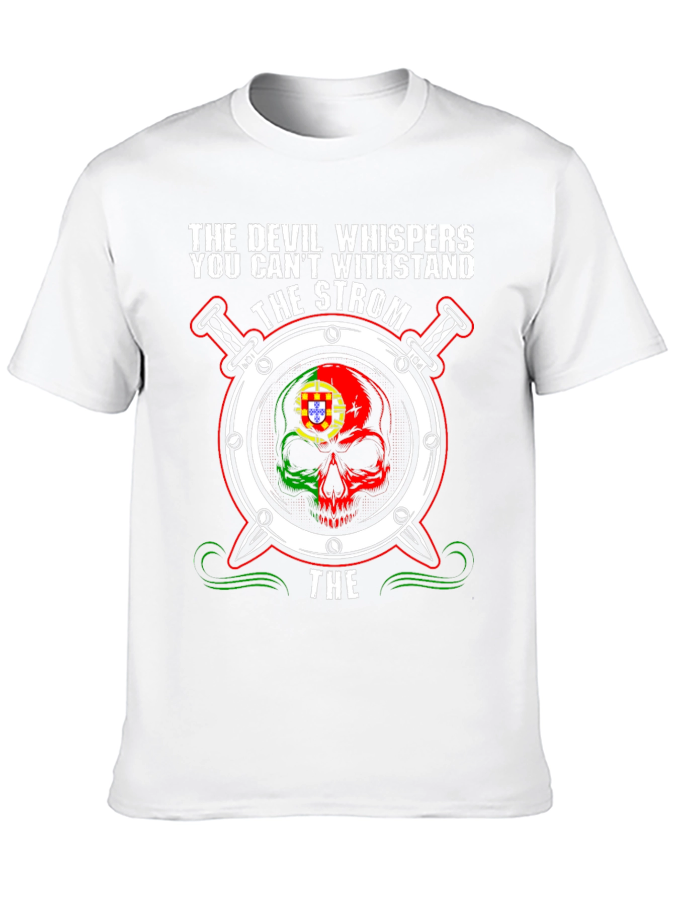 Camiseta Calavera The Devil Whispers - Diseño Único
