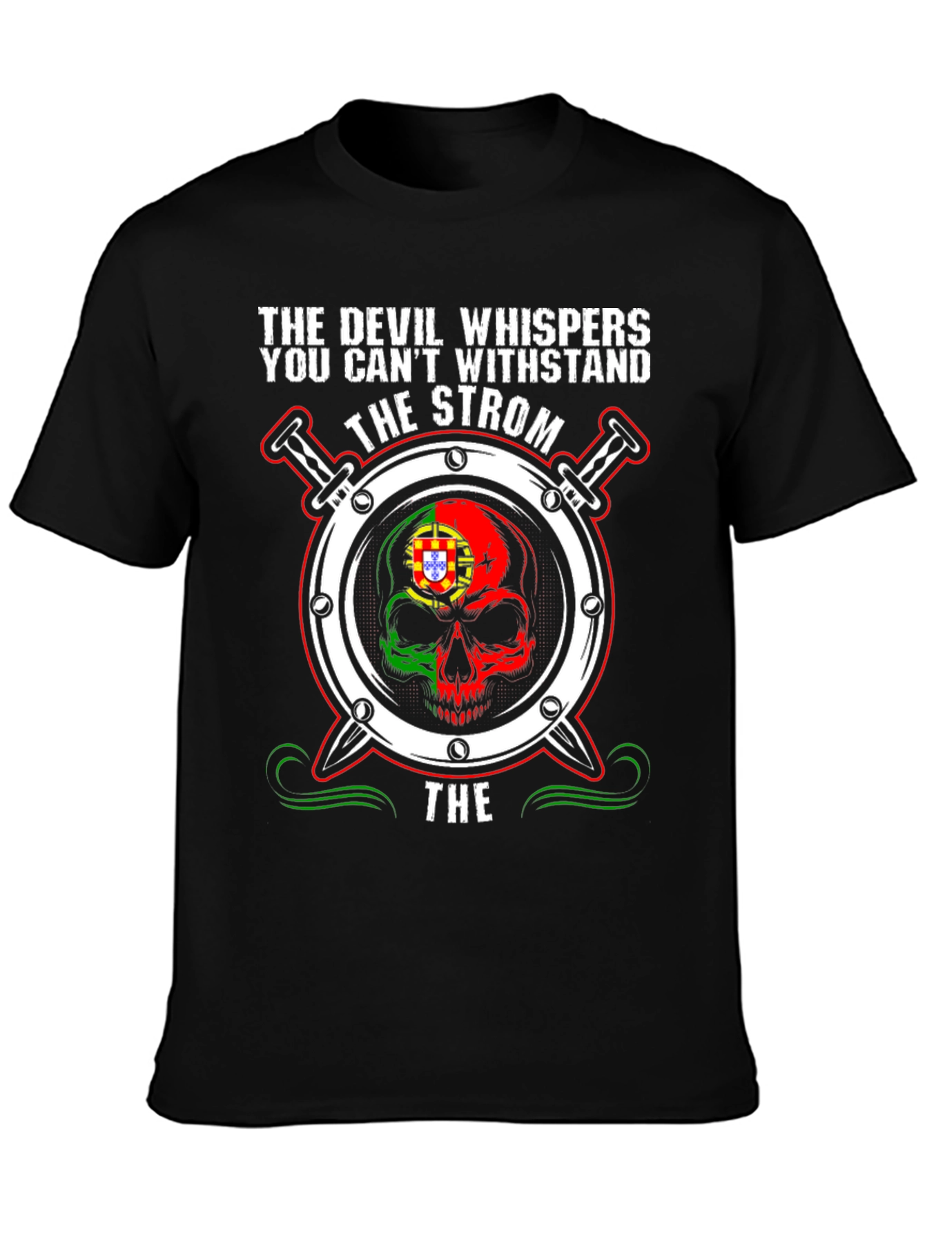 Camiseta Calavera The Devil Whispers - Diseño Único