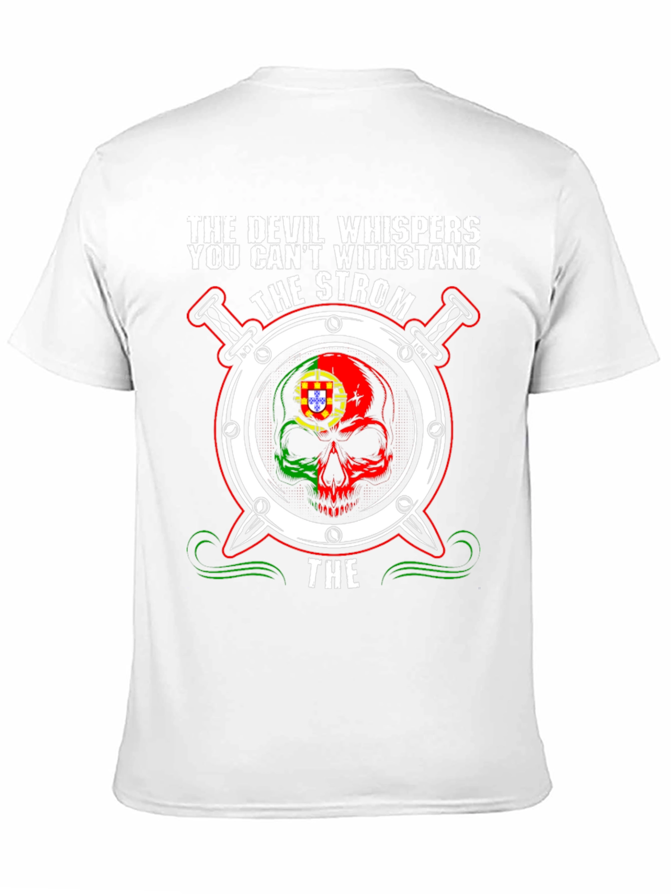 Camiseta Calavera The Devil Whispers - Diseño Único