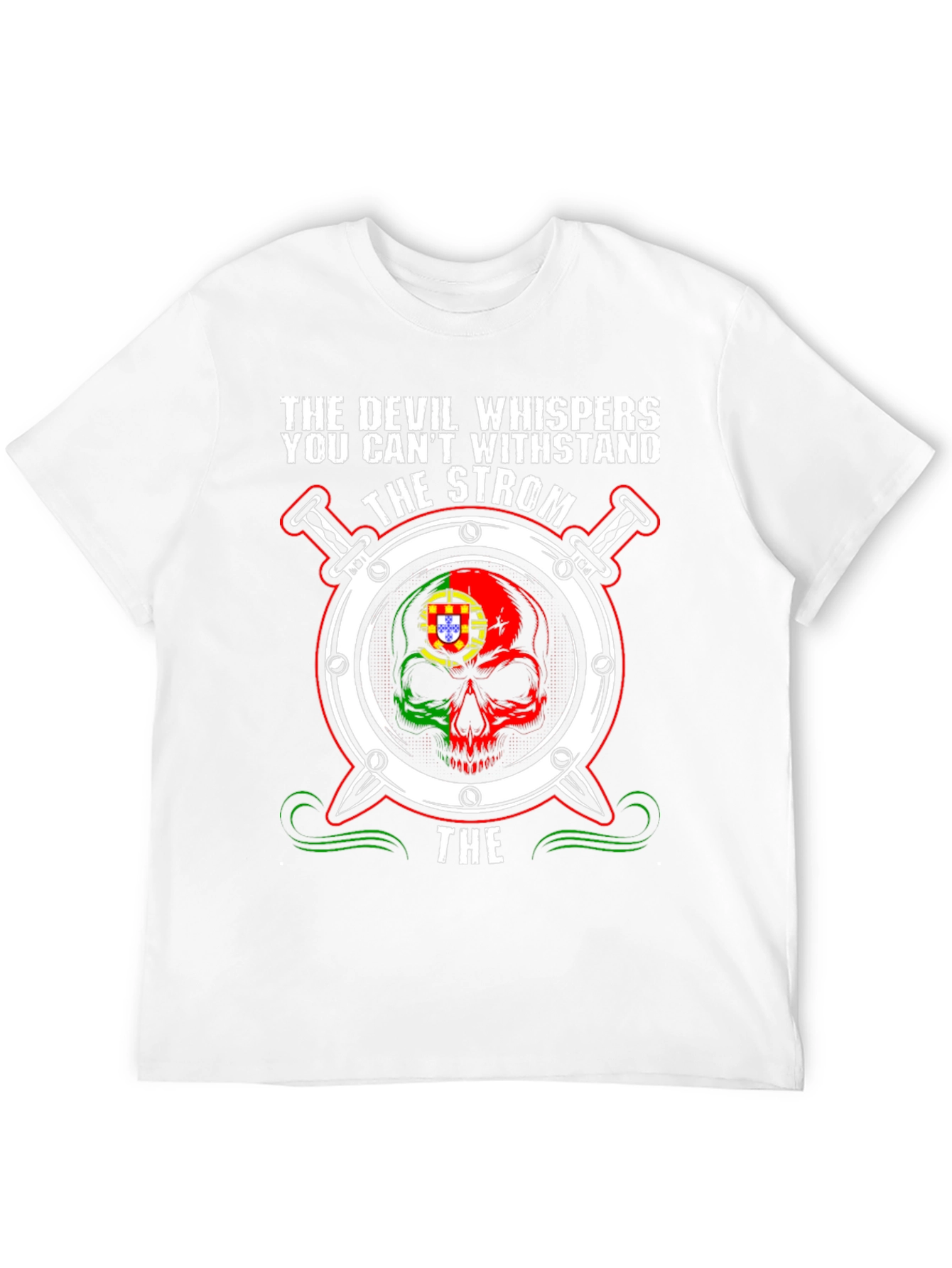 Camiseta Calavera The Devil Whispers - Diseño Único