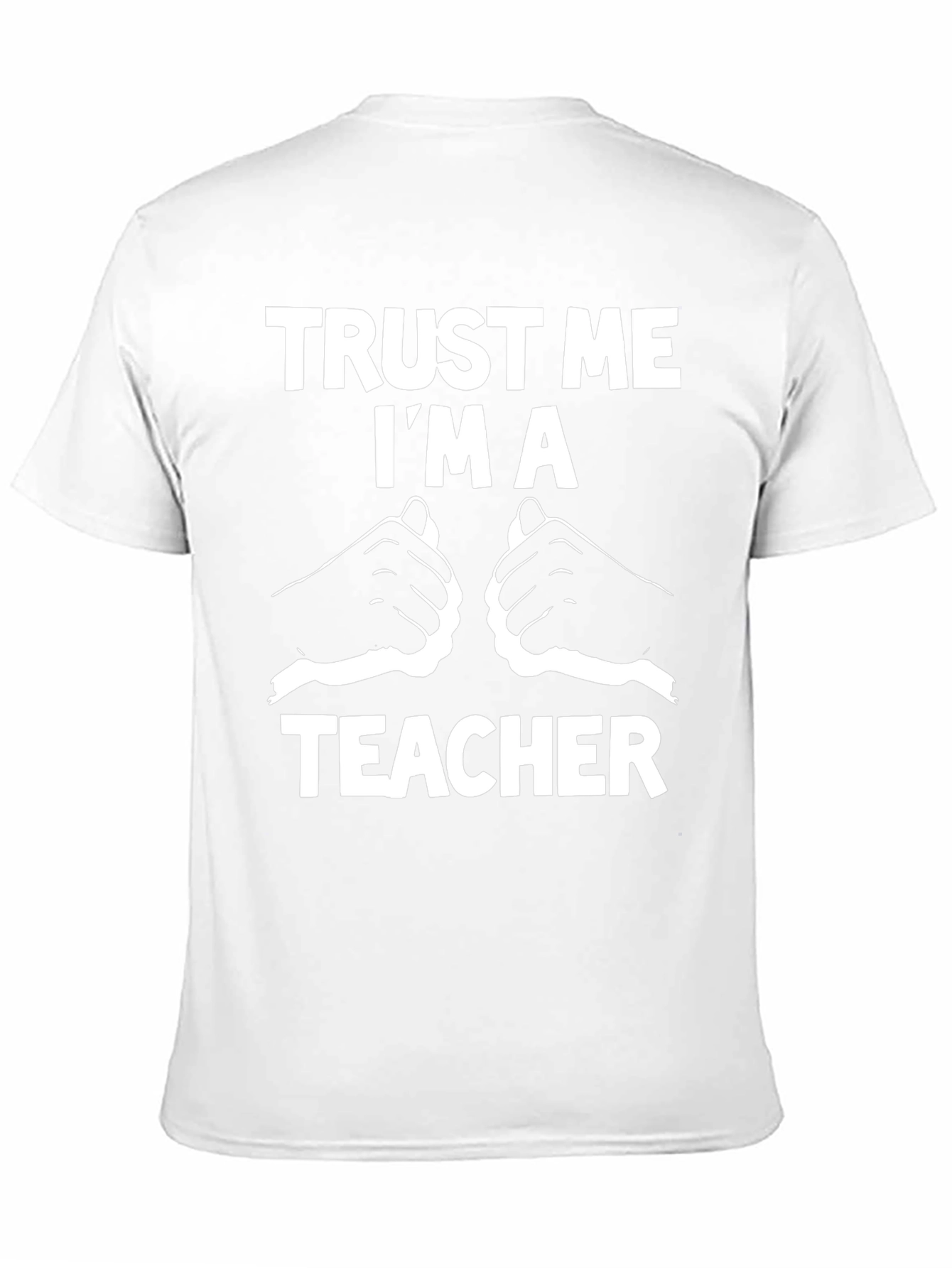 Camiseta Negra: Confía en mí Soy Profesor