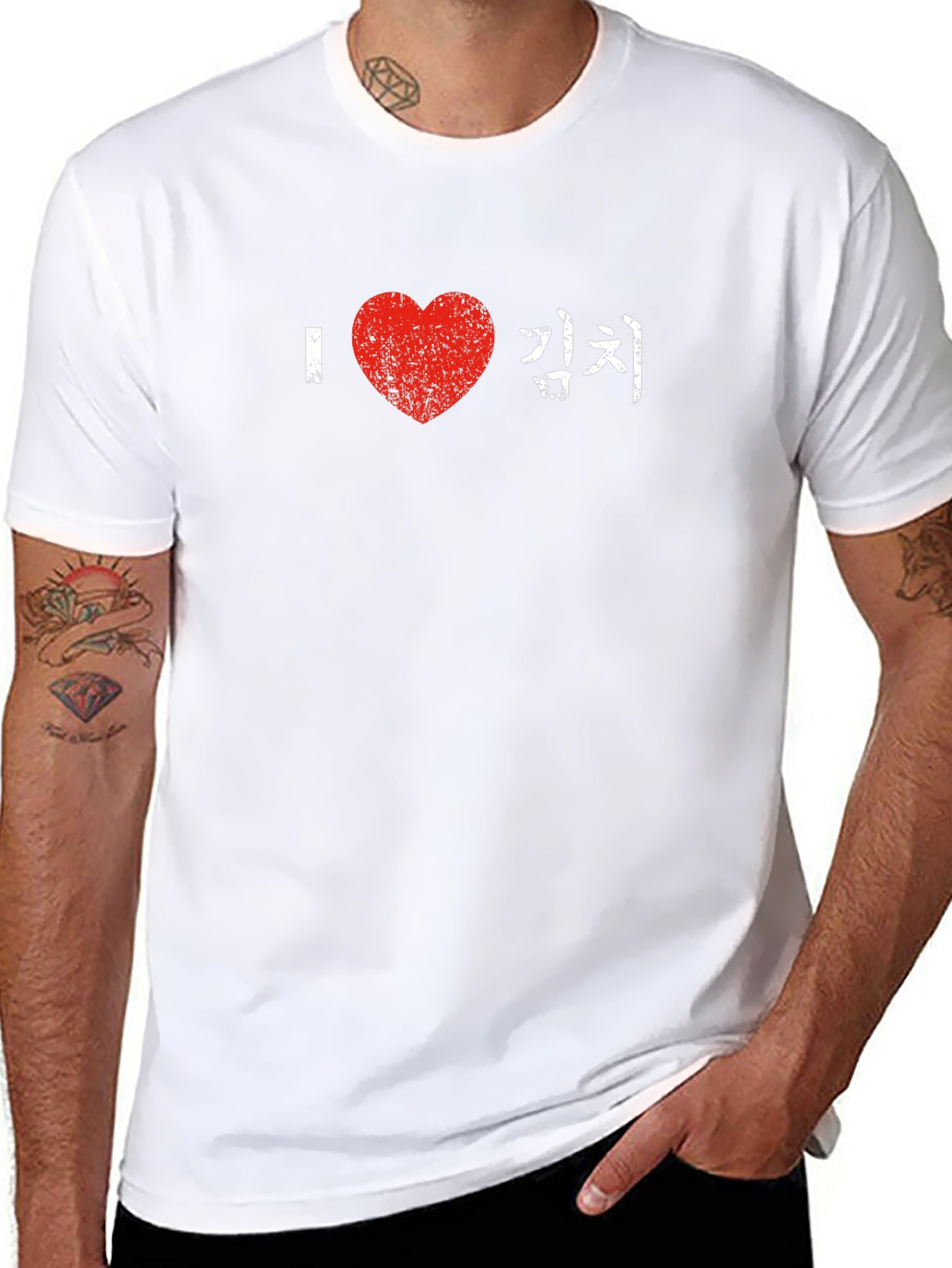 Camiseta Negra I ❤️ Kimchi