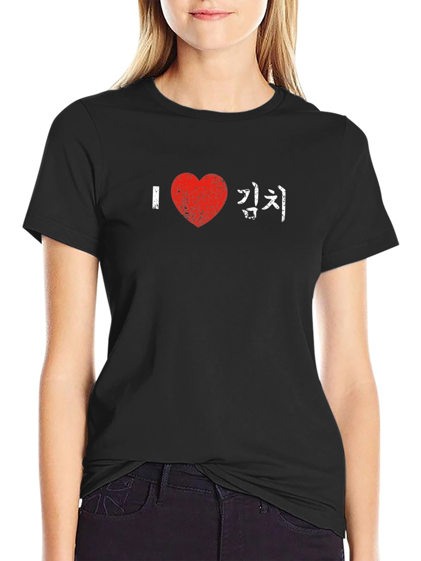 Camiseta Negra I ❤️ Kimchi