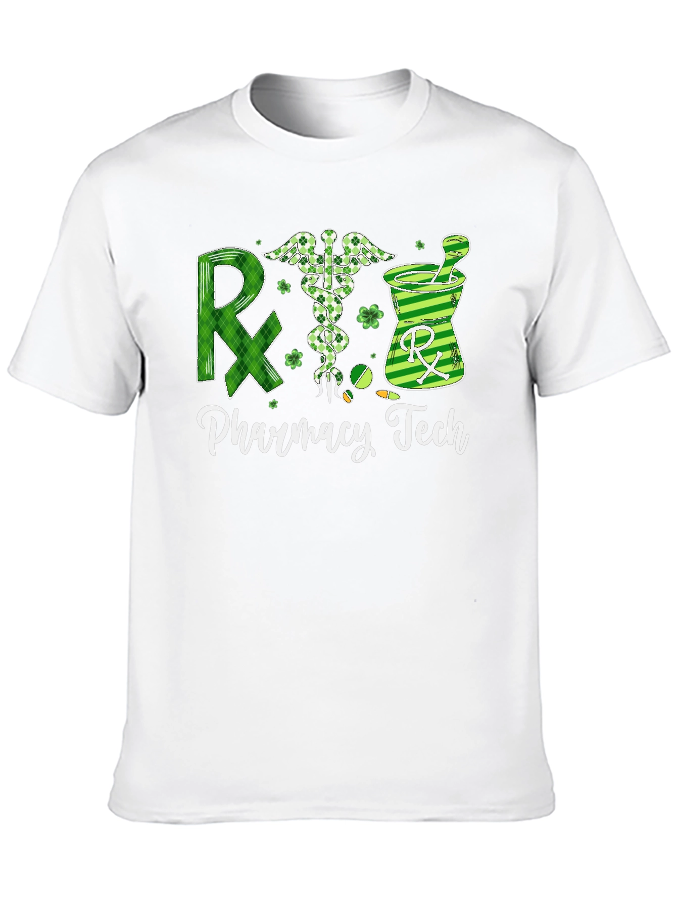 Camiseta Técnica de Farmacia Diseño Trébol