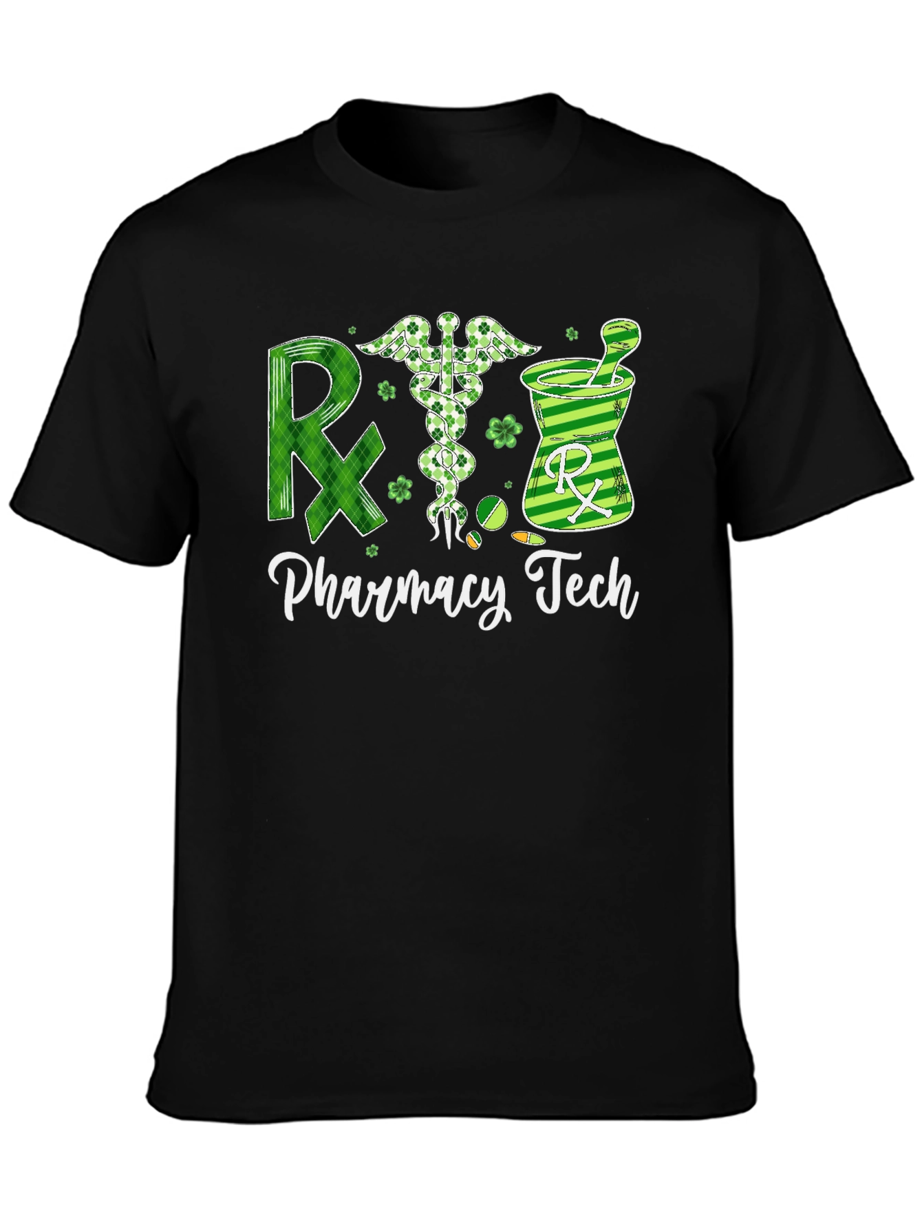 Camiseta Técnica de Farmacia Diseño Trébol