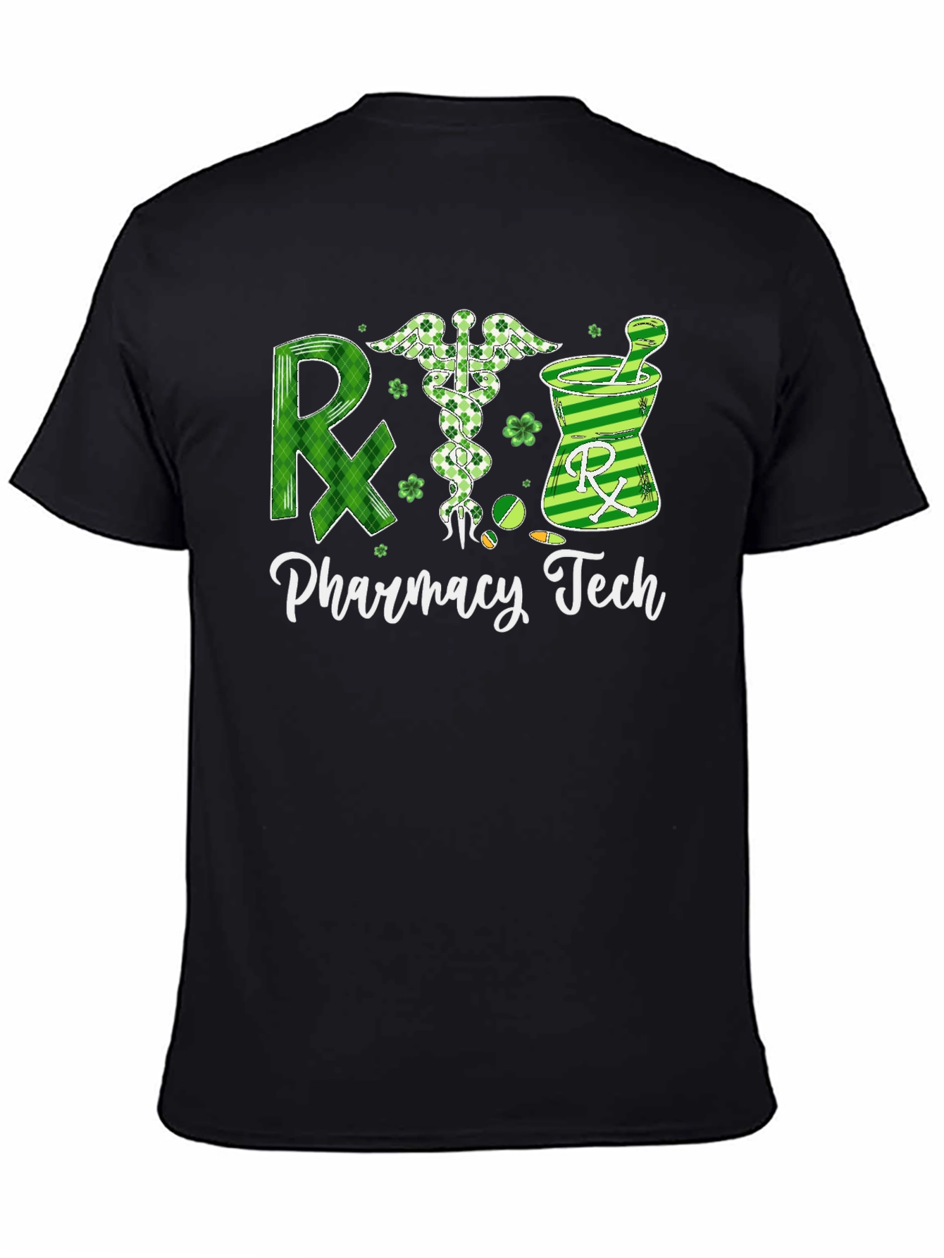 Camiseta Técnica de Farmacia Diseño Trébol
