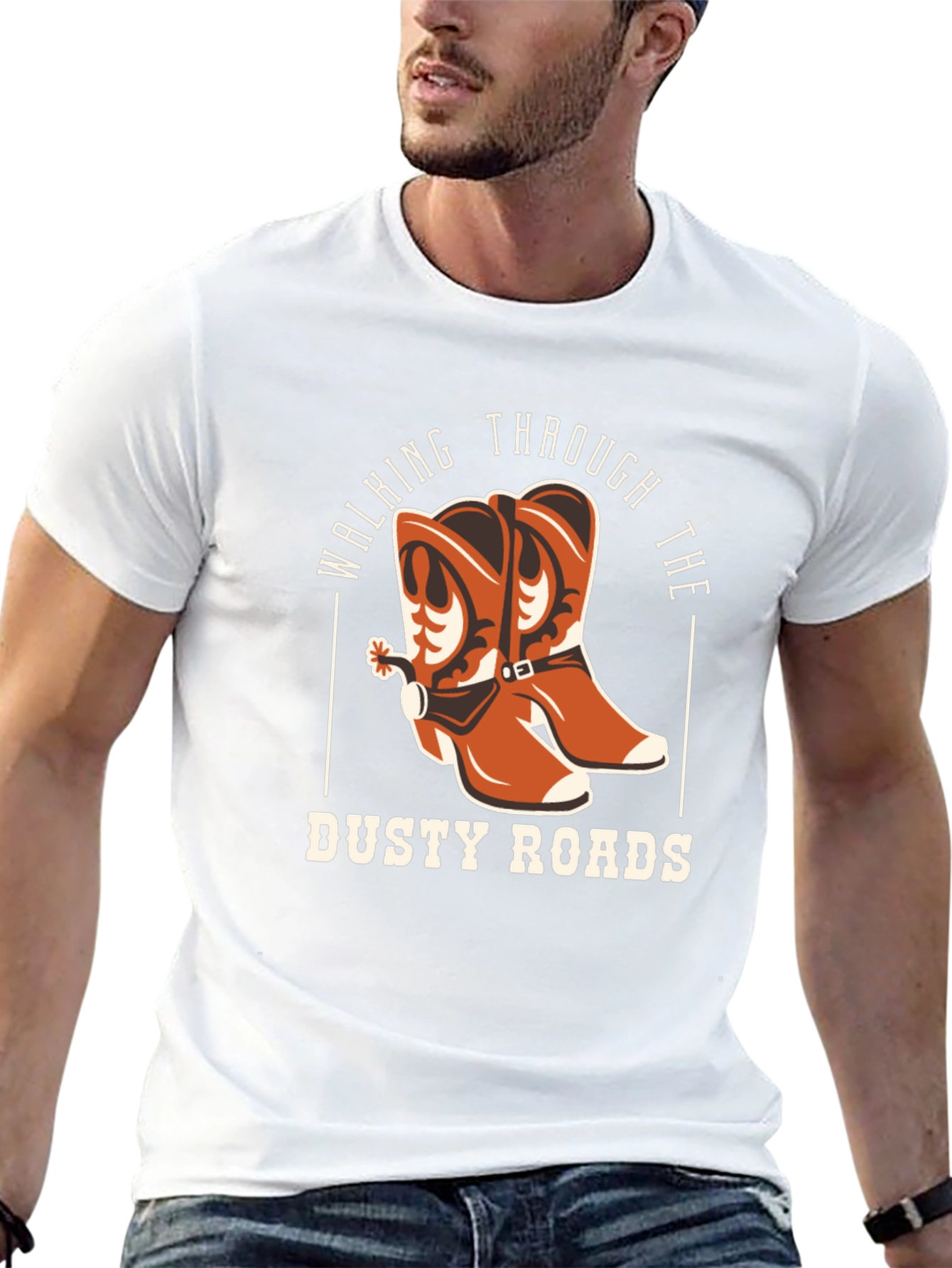 Camiseta Negra Dusty Roads