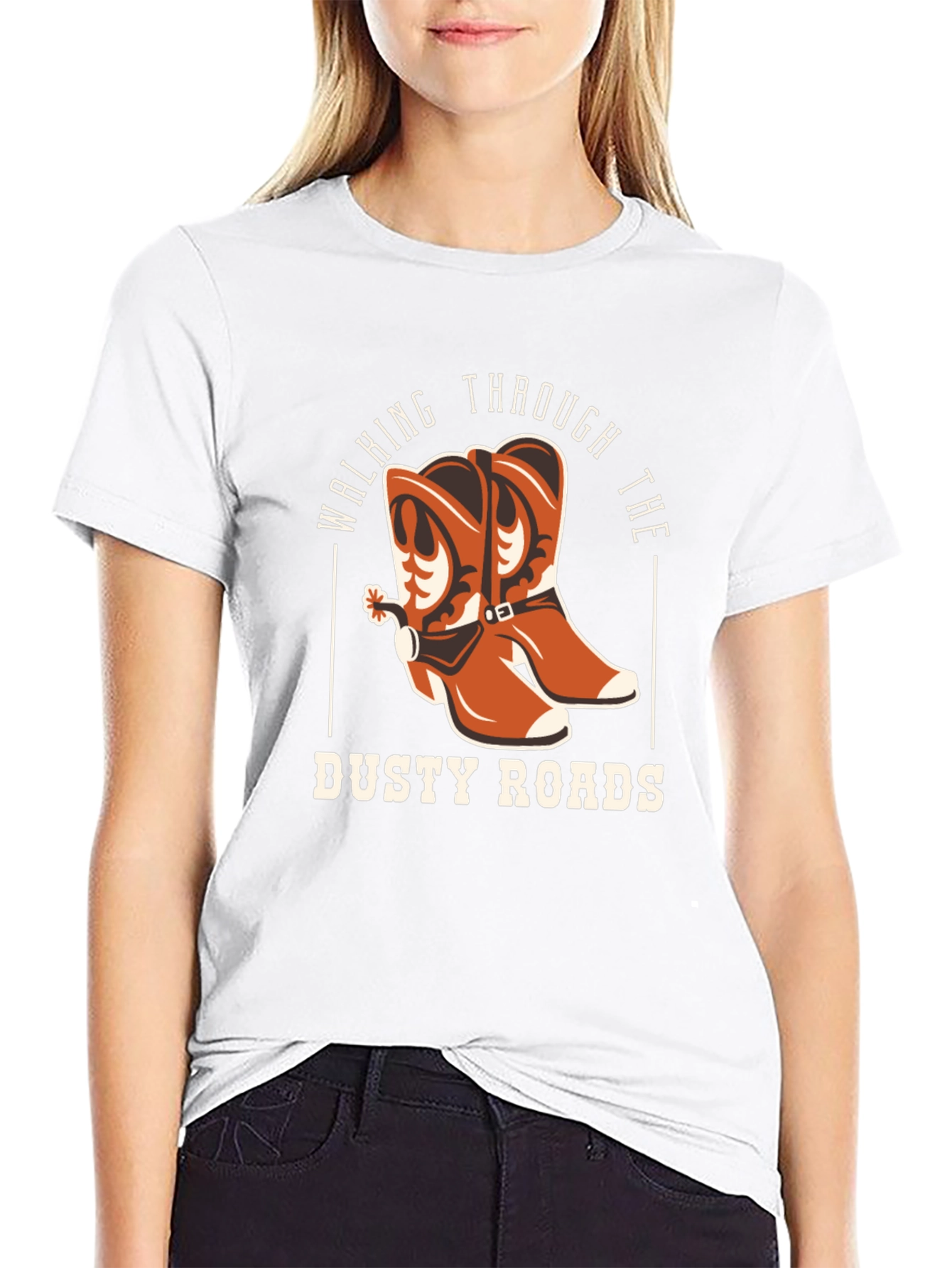 Camiseta Negra Dusty Roads