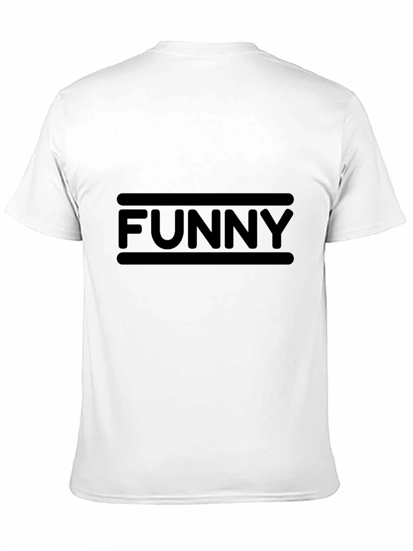 Camiseta Negra Funny Casual Hombre