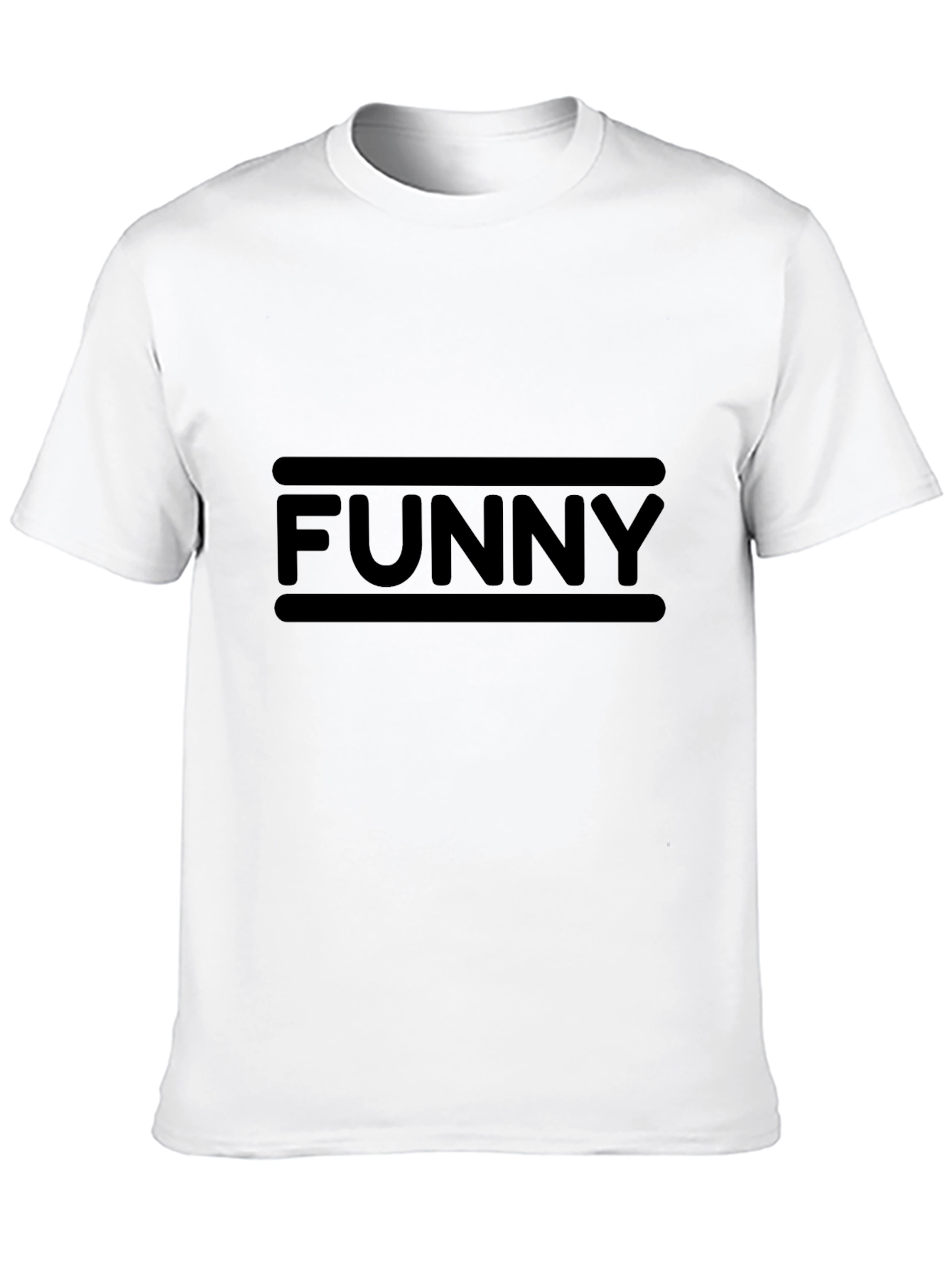 Camiseta Negra Funny Casual Hombre